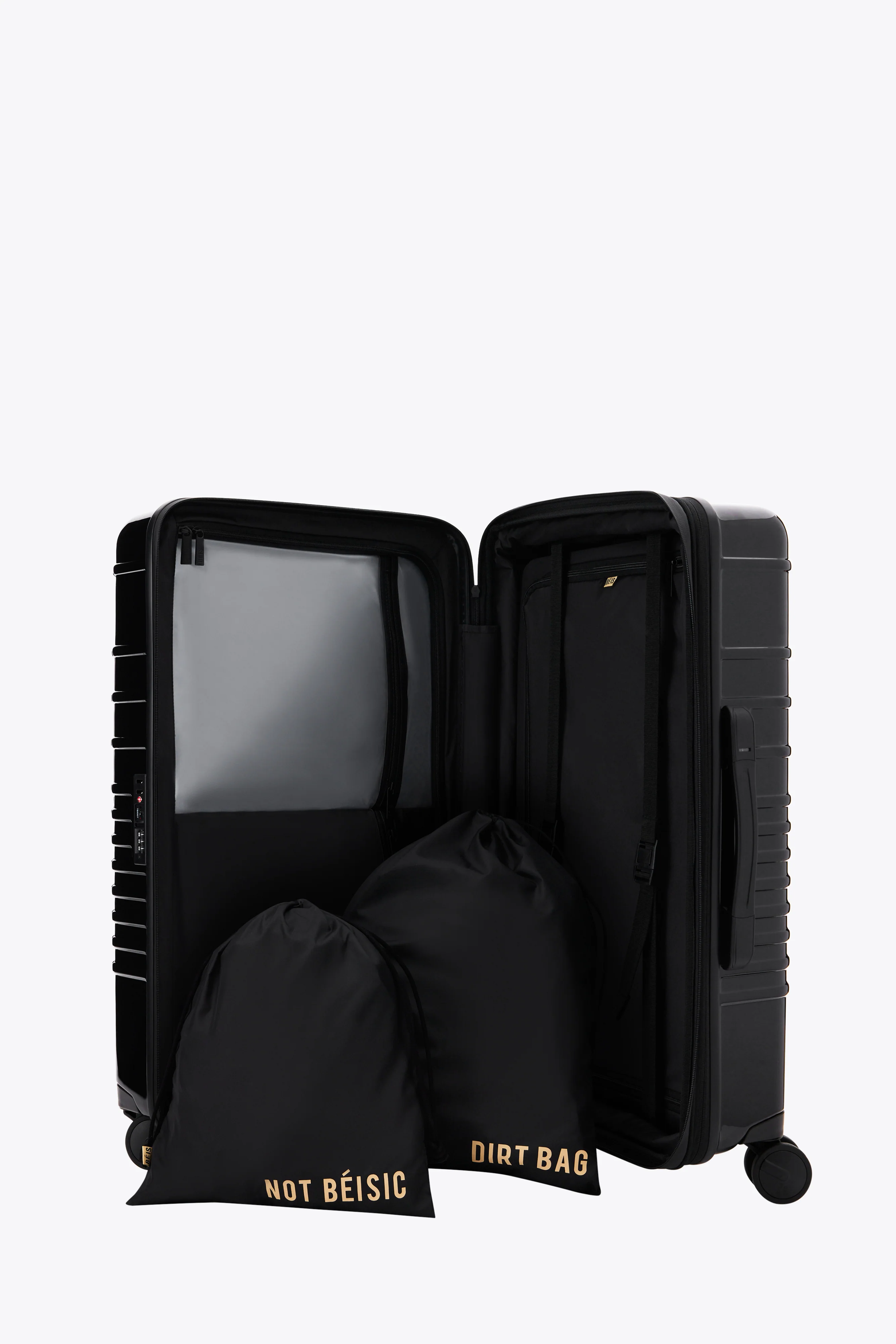 The Medium Check-In Roller in Black - Image 5