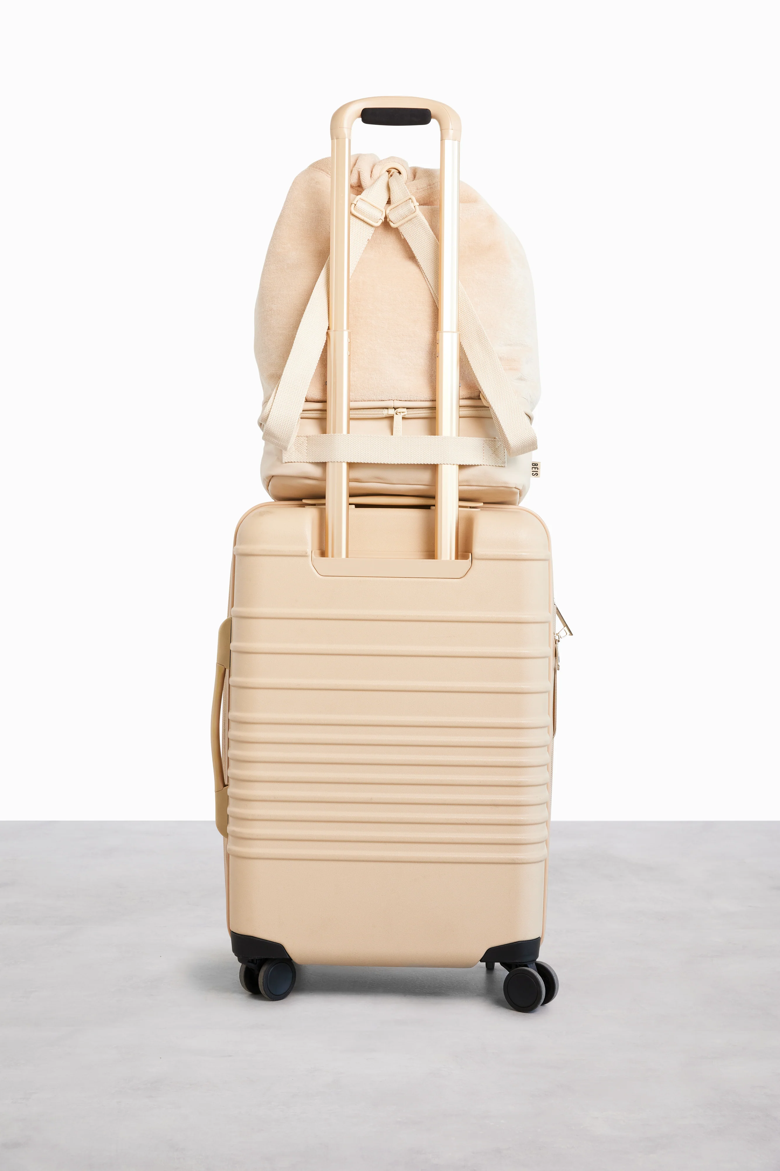 The Terry Backpack Cooler in Beige - Image 7