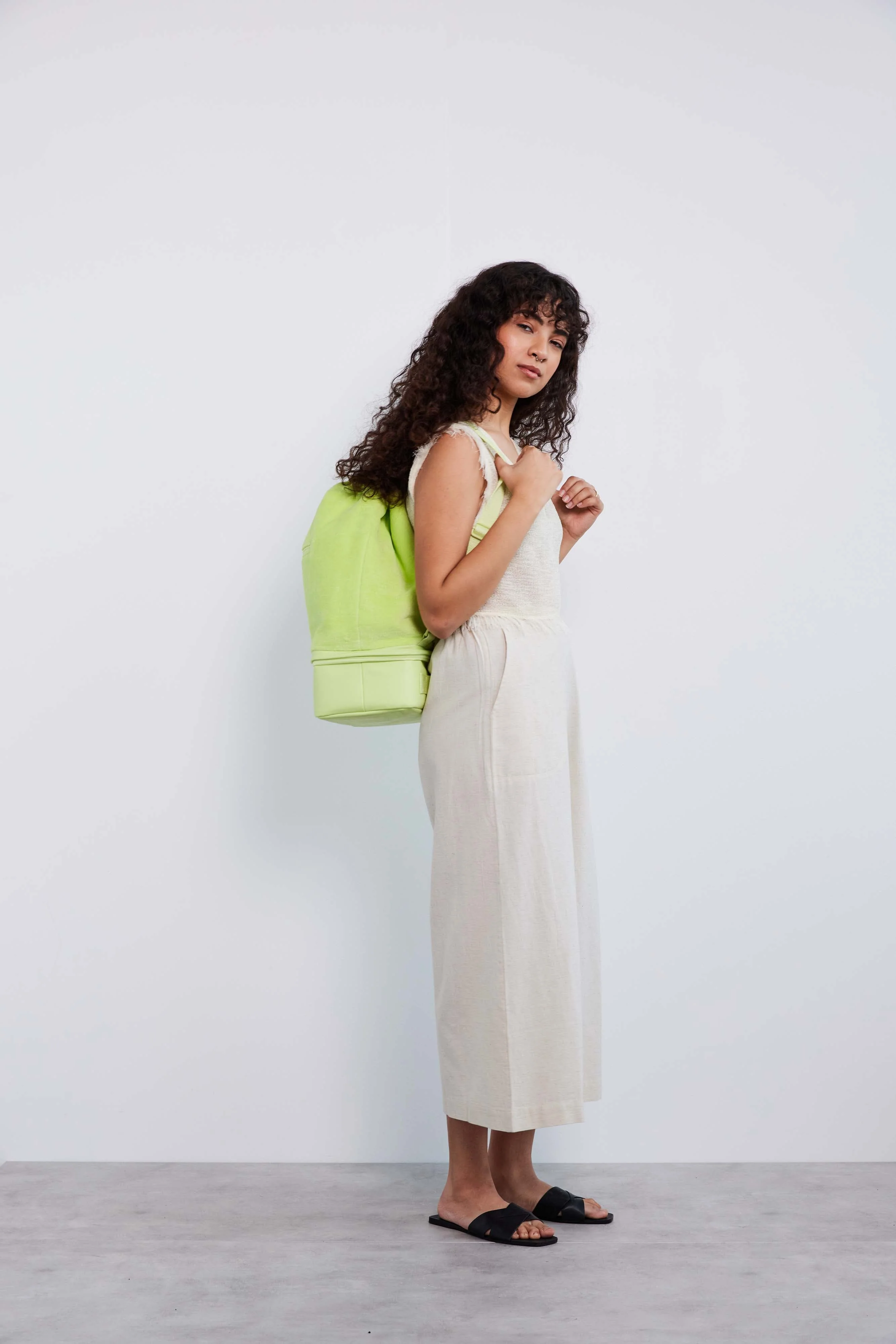 The Terry Backpack Cooler in Citron - Image 14