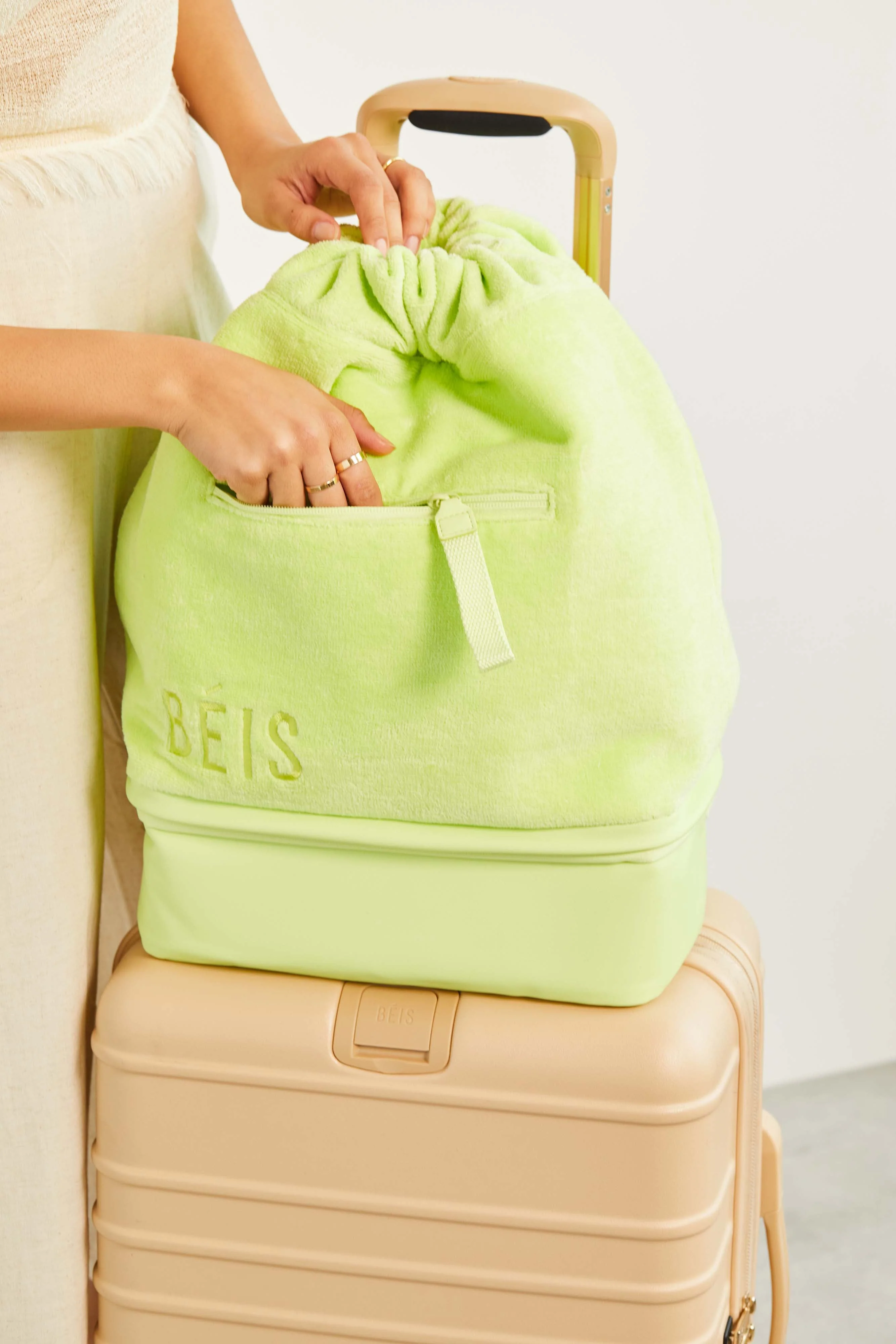 The Terry Backpack Cooler in Citron - Image 5