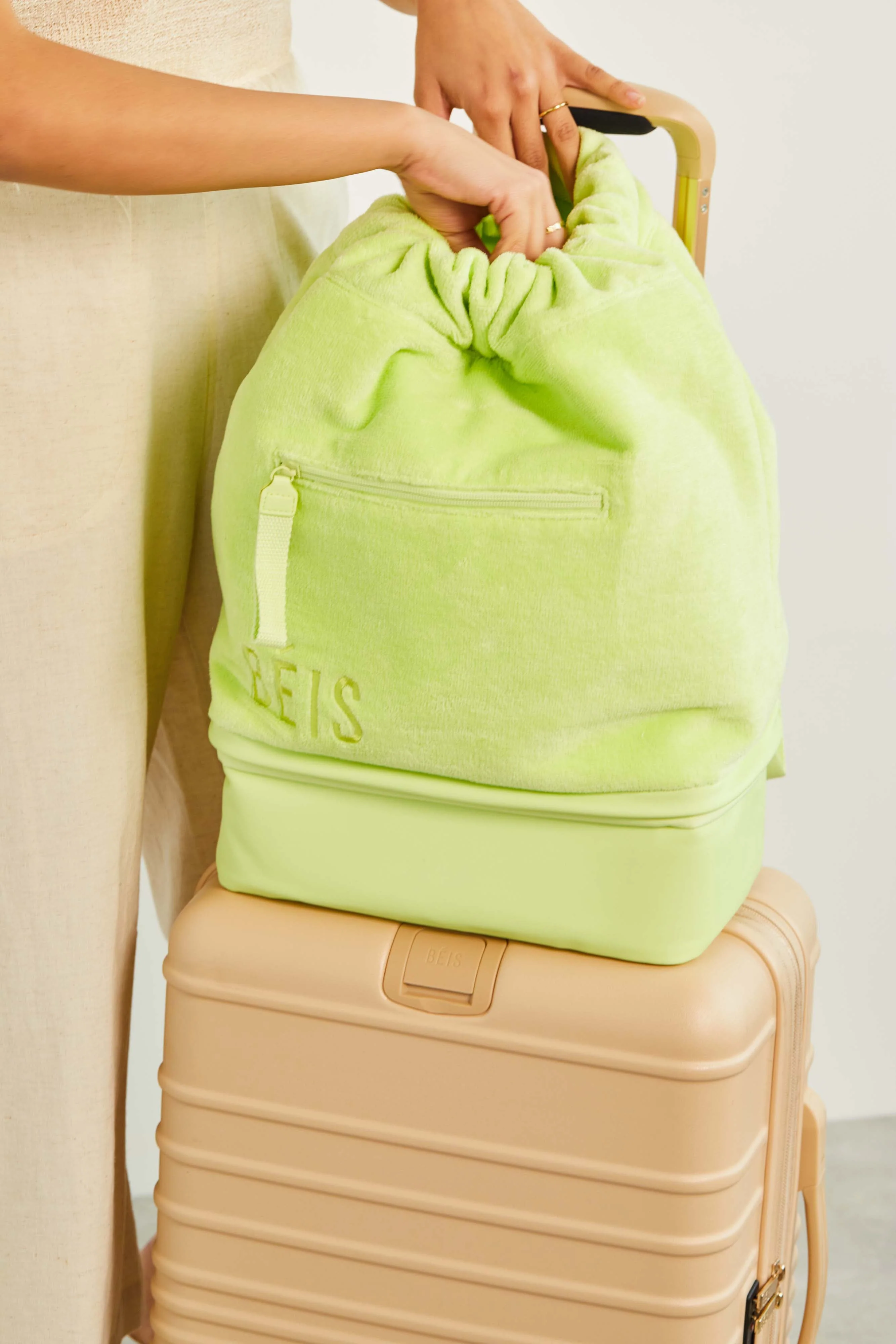 The Terry Backpack Cooler in Citron - Image 6
