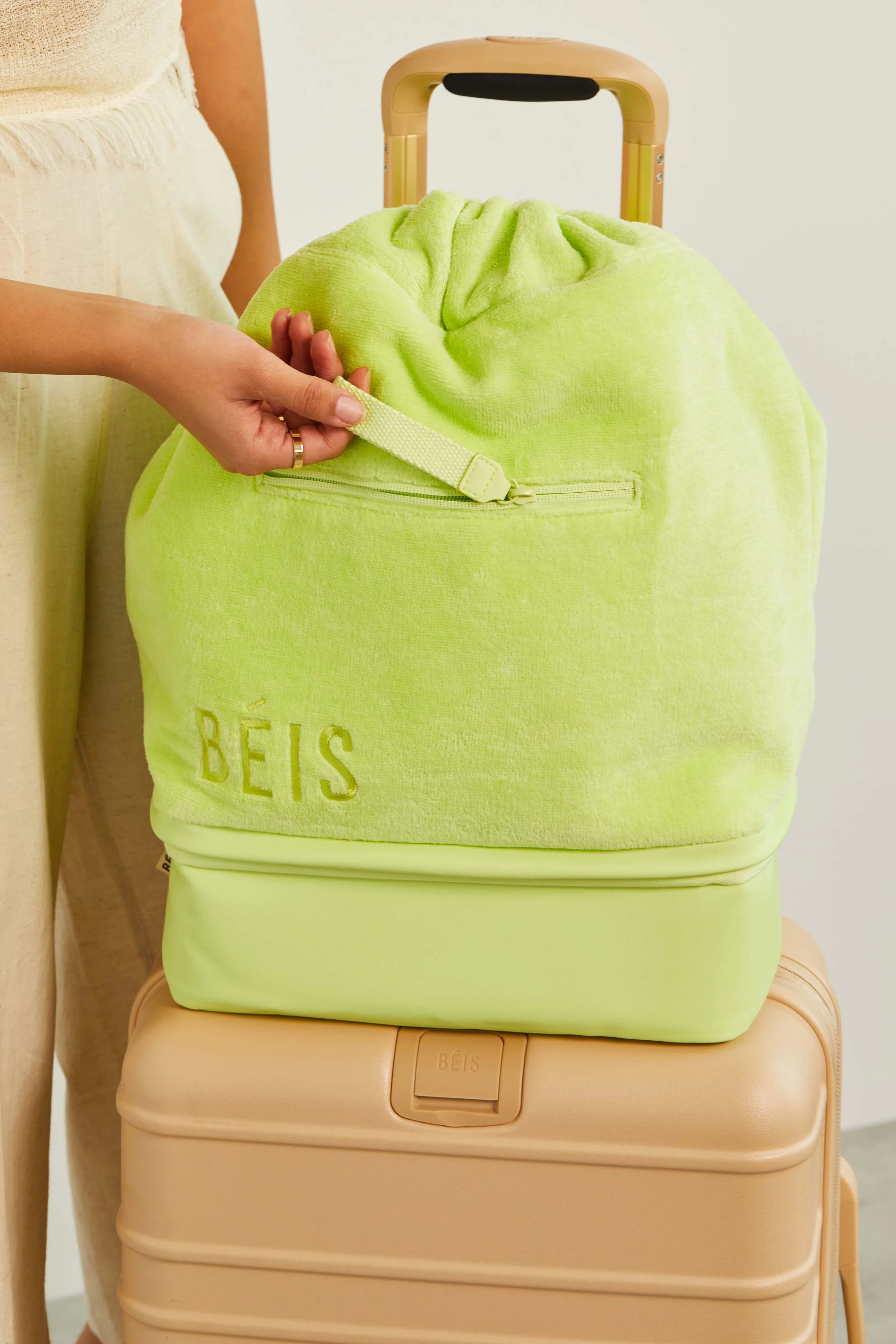 The Terry Backpack Cooler in Citron - Image 9