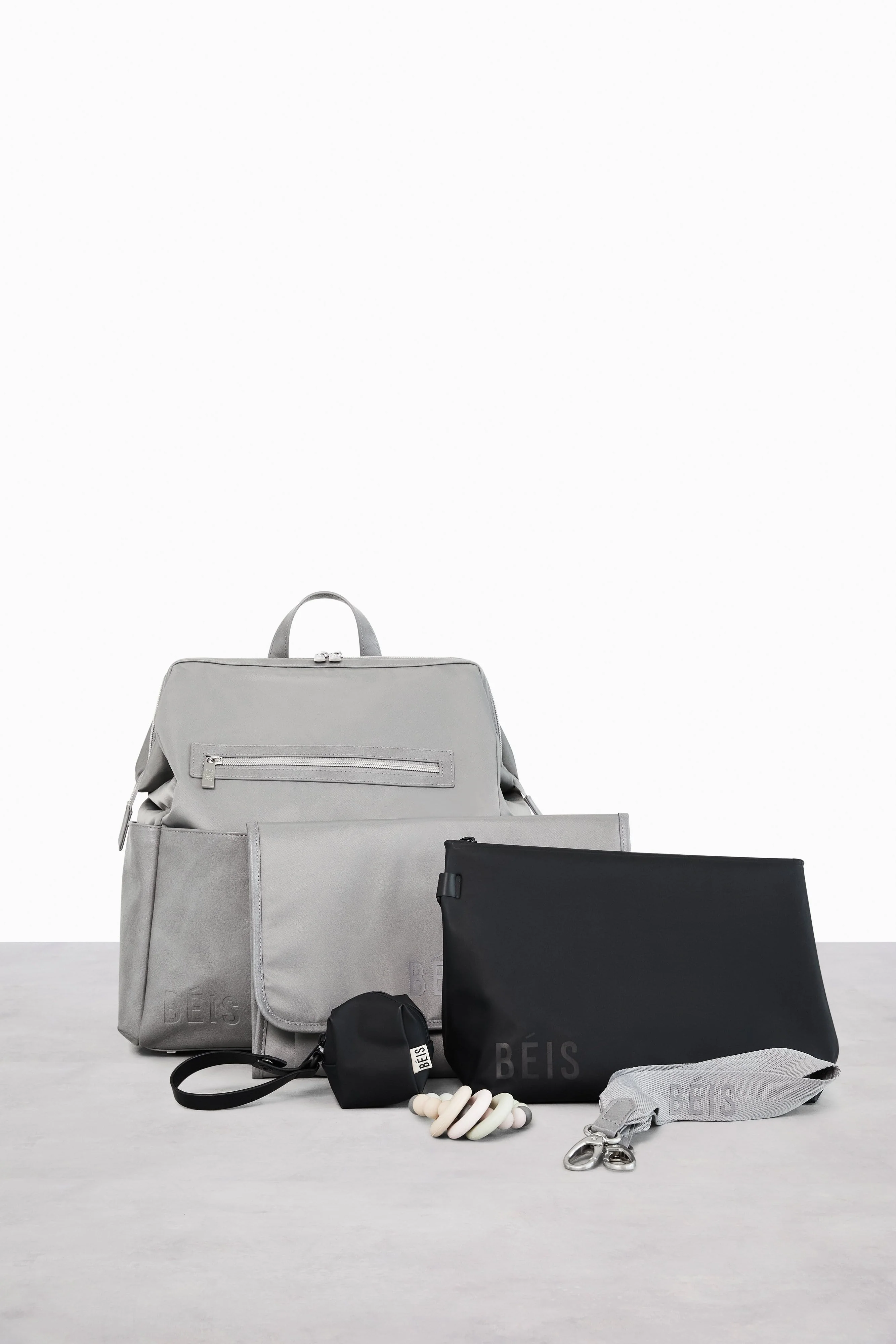 The Backpack Diaper Bag in Grey - Image 7