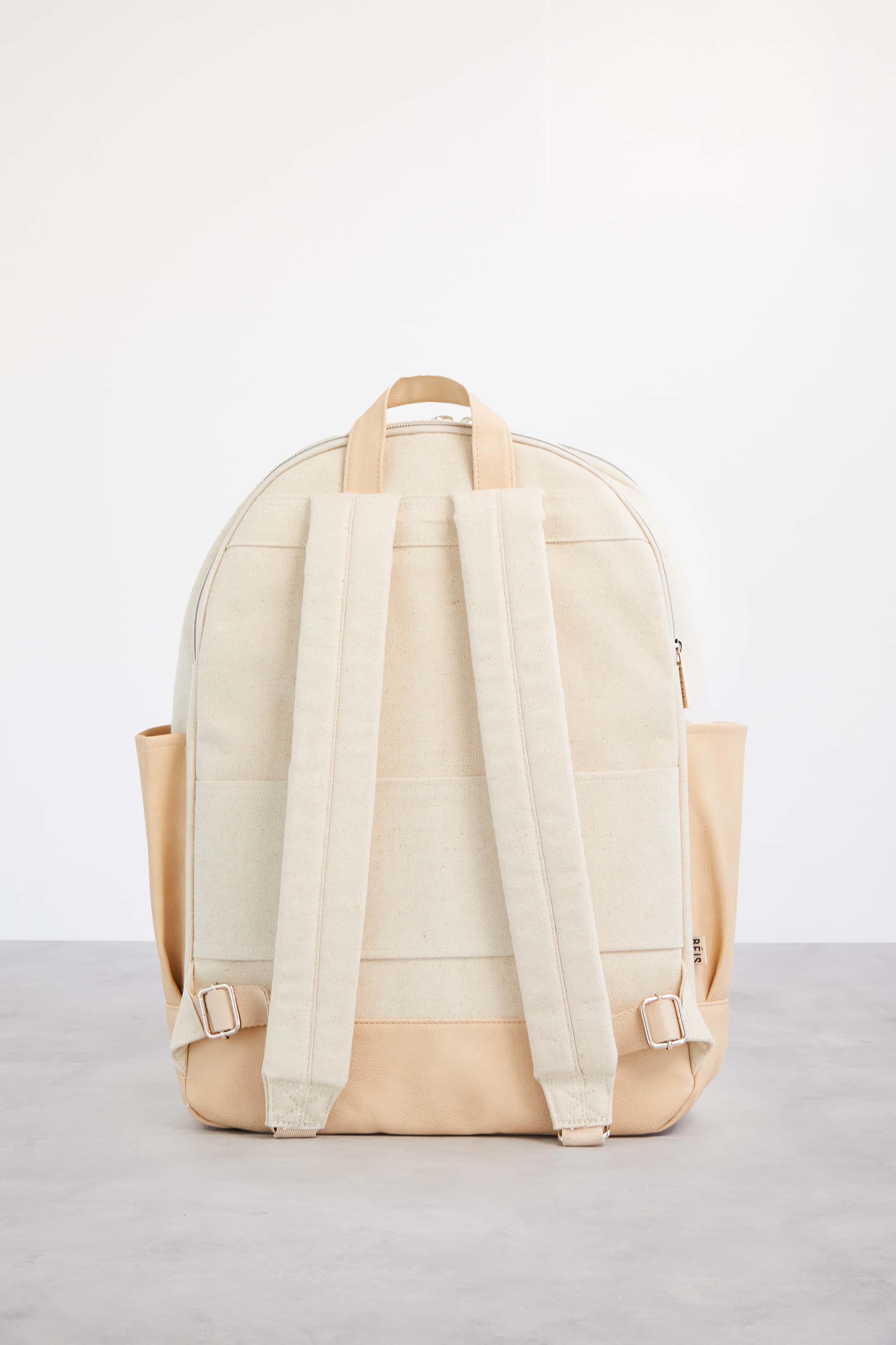 The Travel Backpack in Beige - Image 13