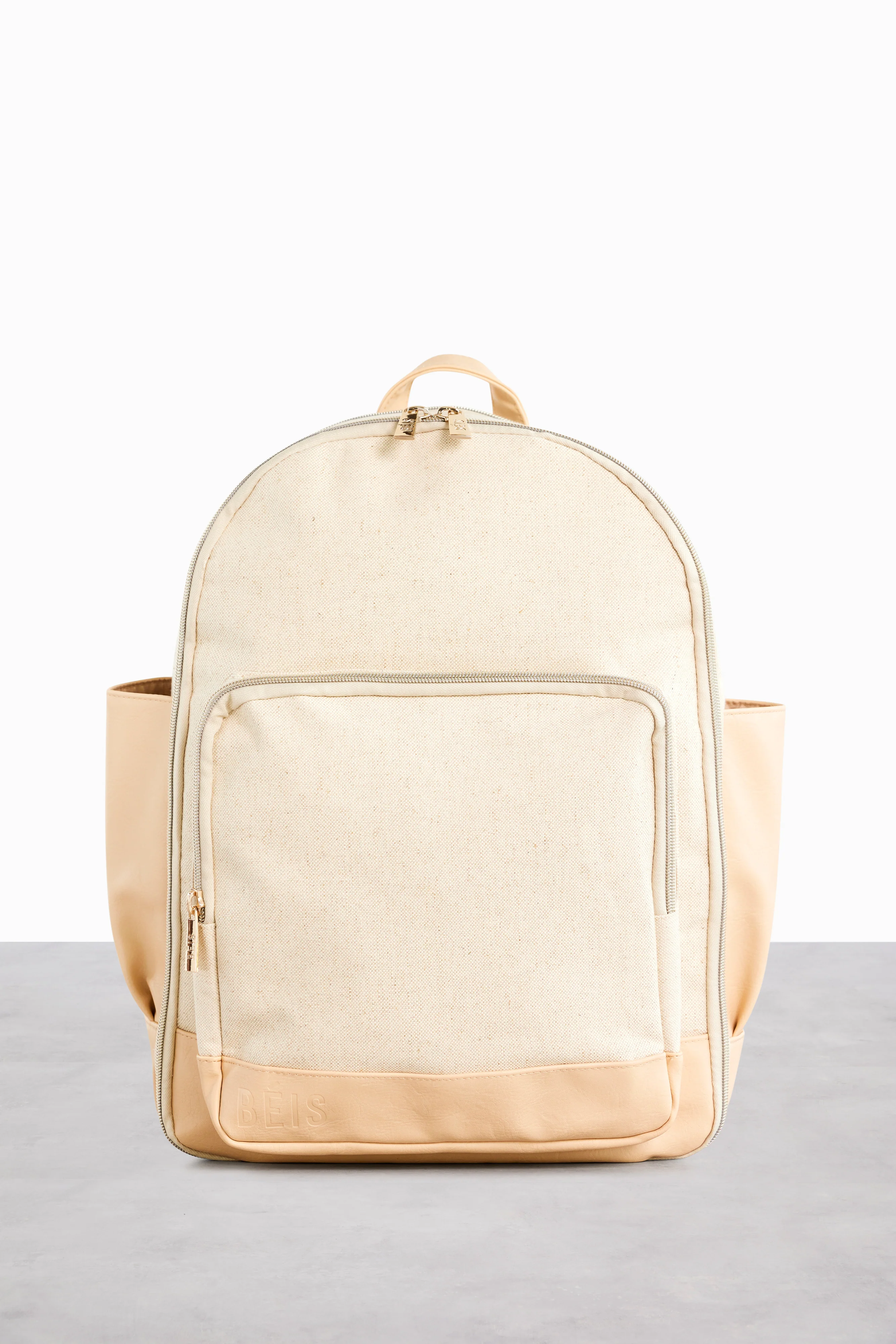 The Travel Backpack in Beige - Image 17