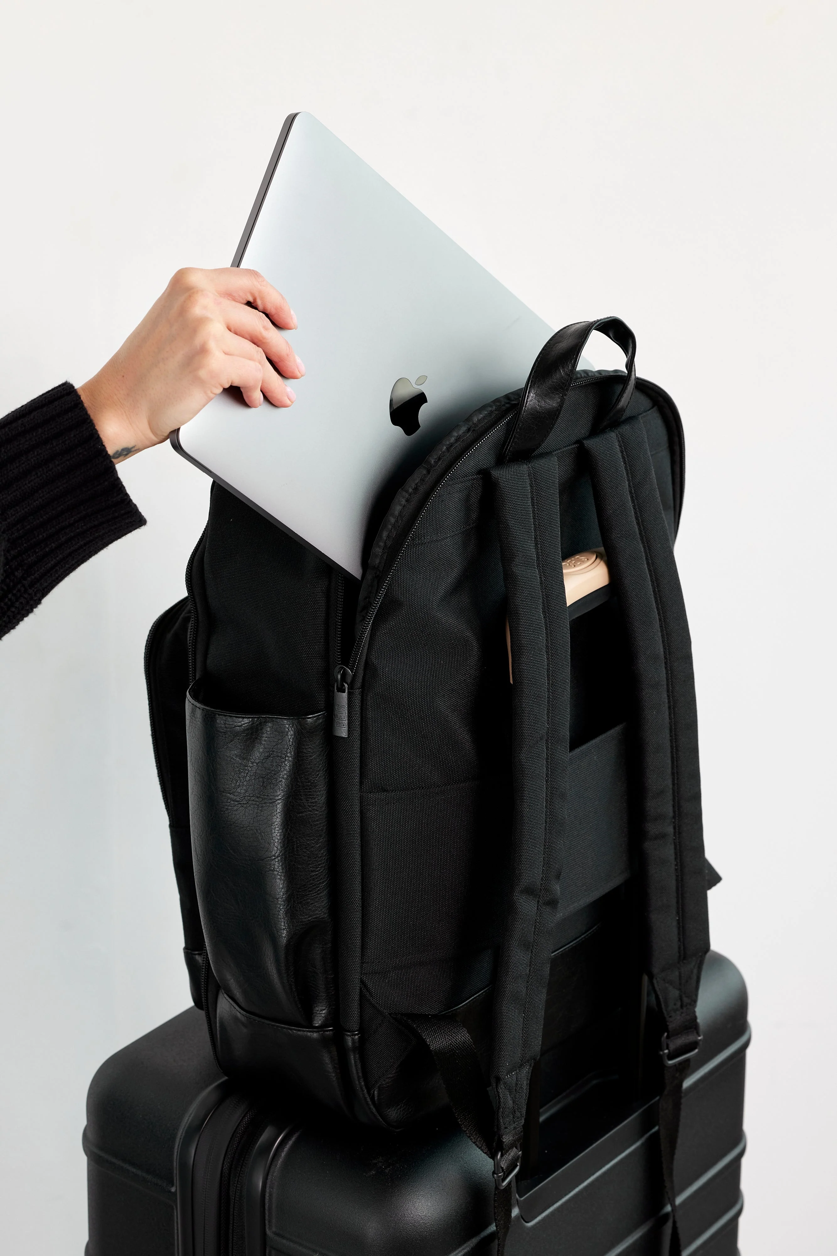 The Travel Backpack in Black - Image 6