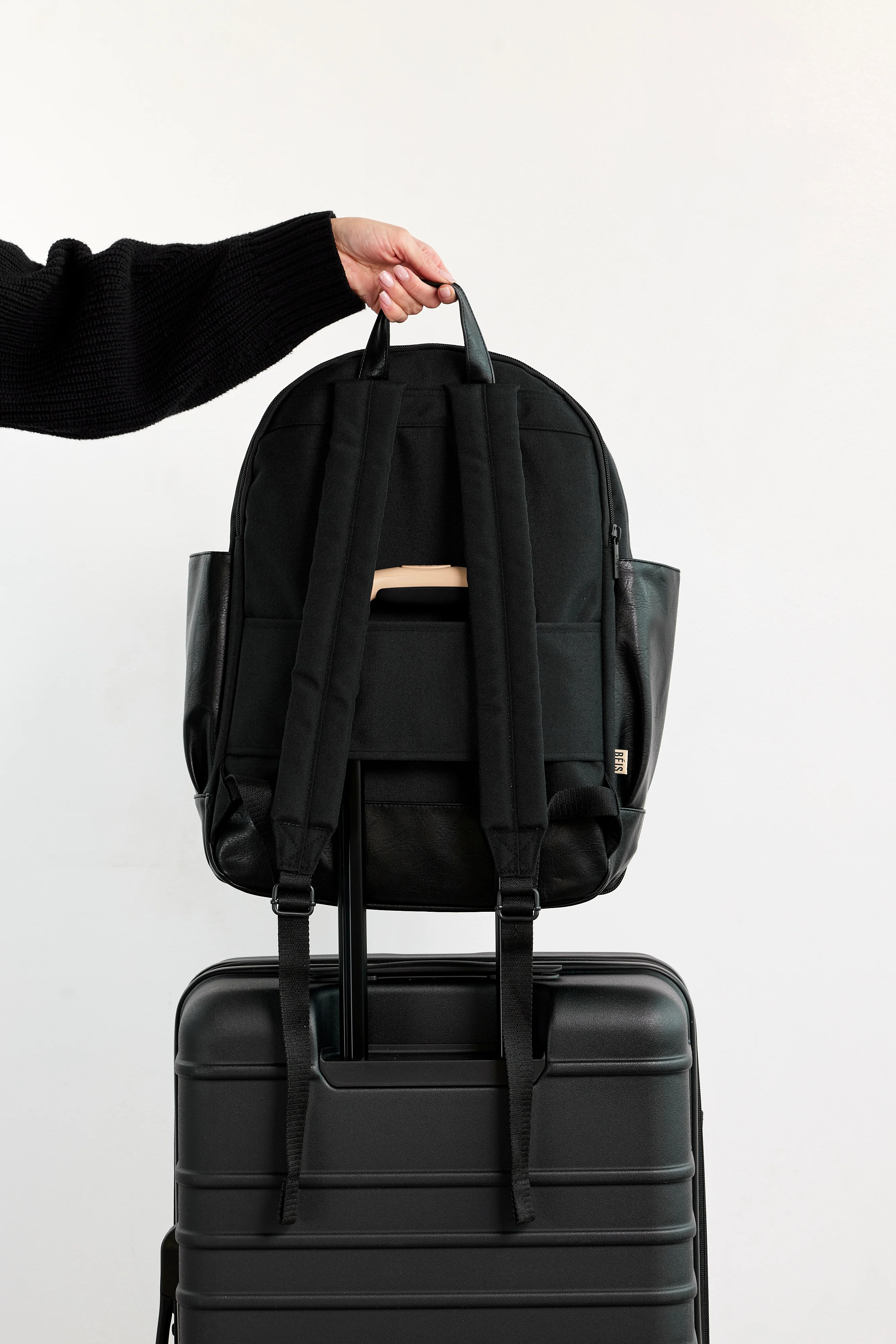 The Travel Backpack in Black - Image 7