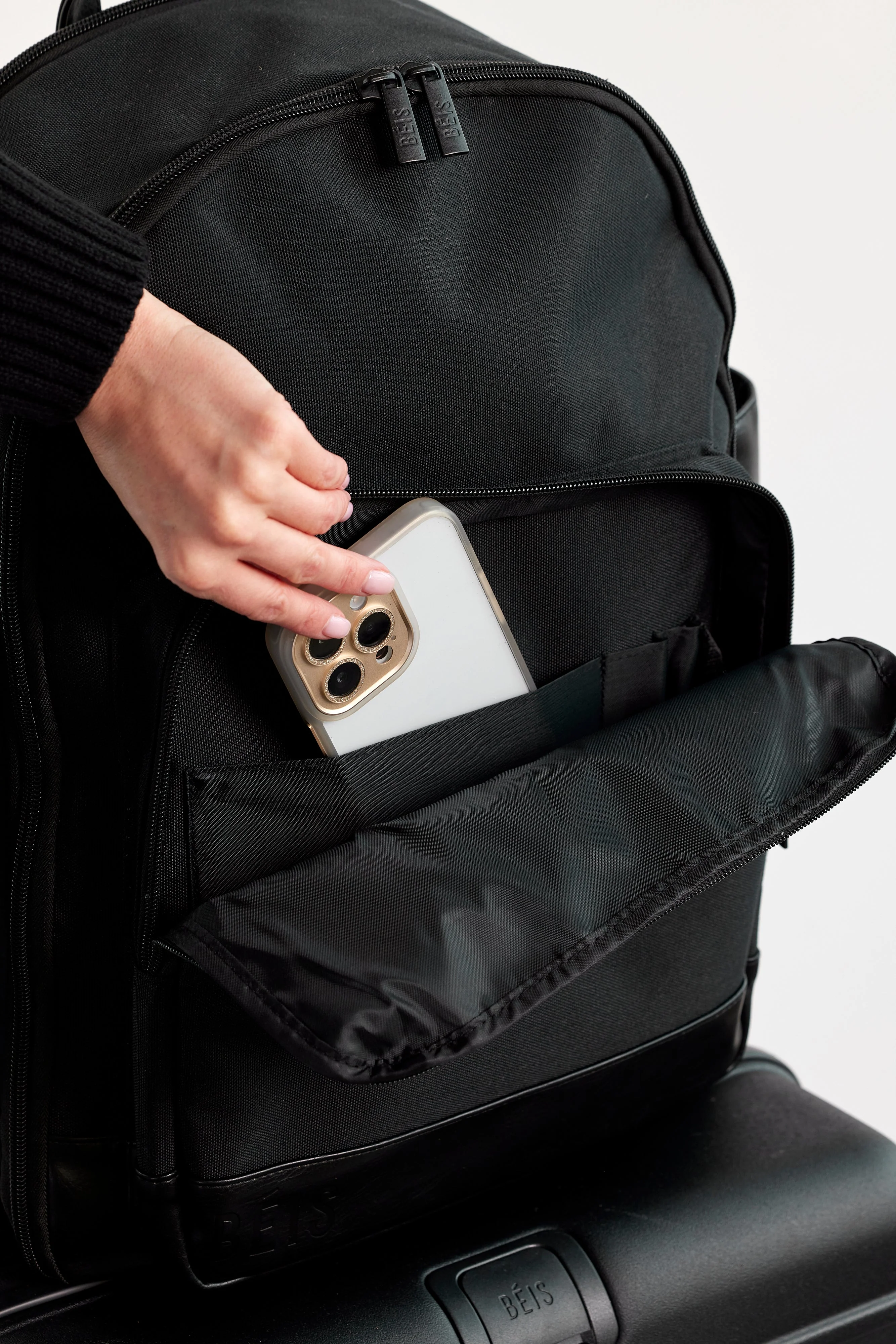 The Travel Backpack in Black - Image 8