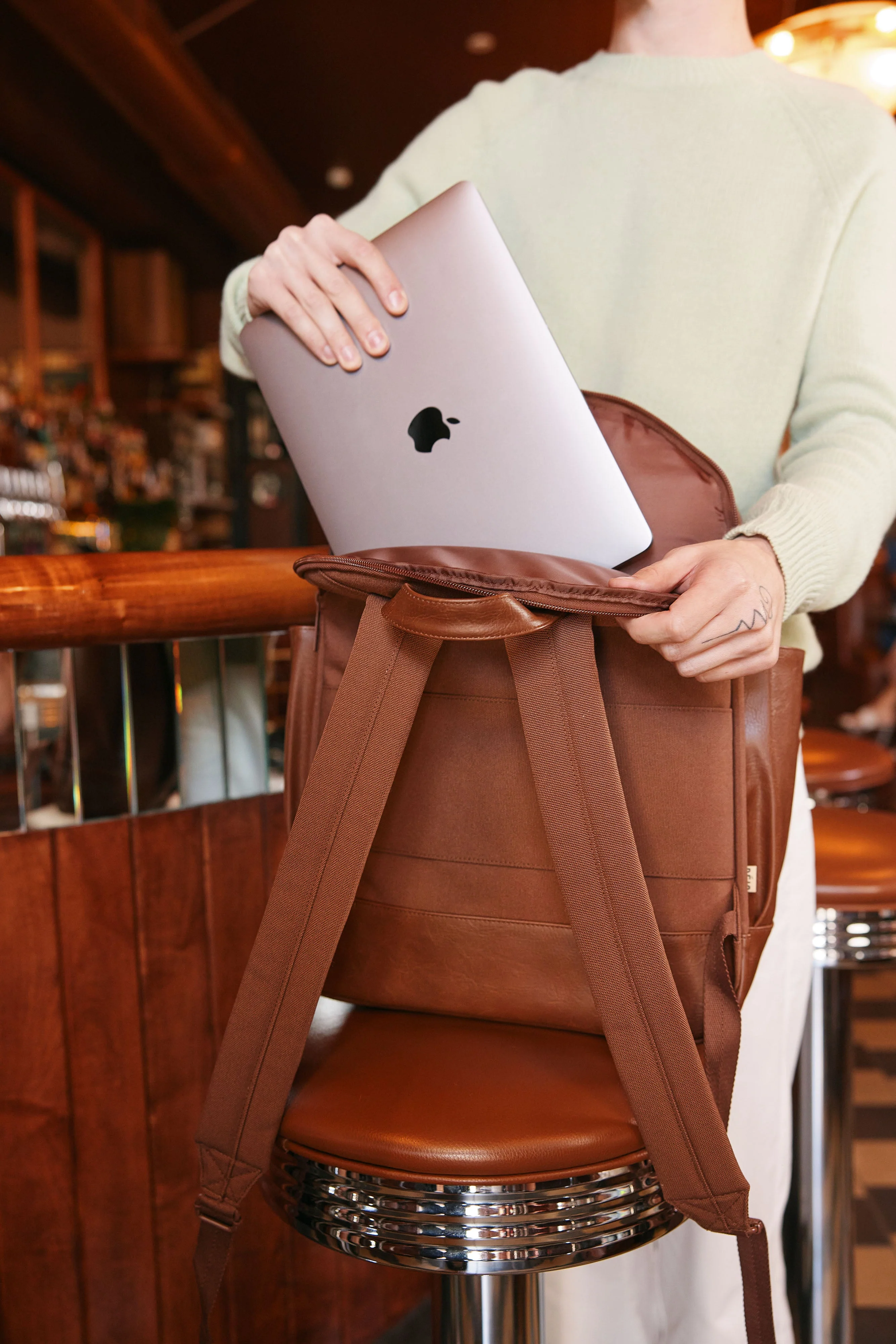 The Travel Backpack in Maple - Image 6