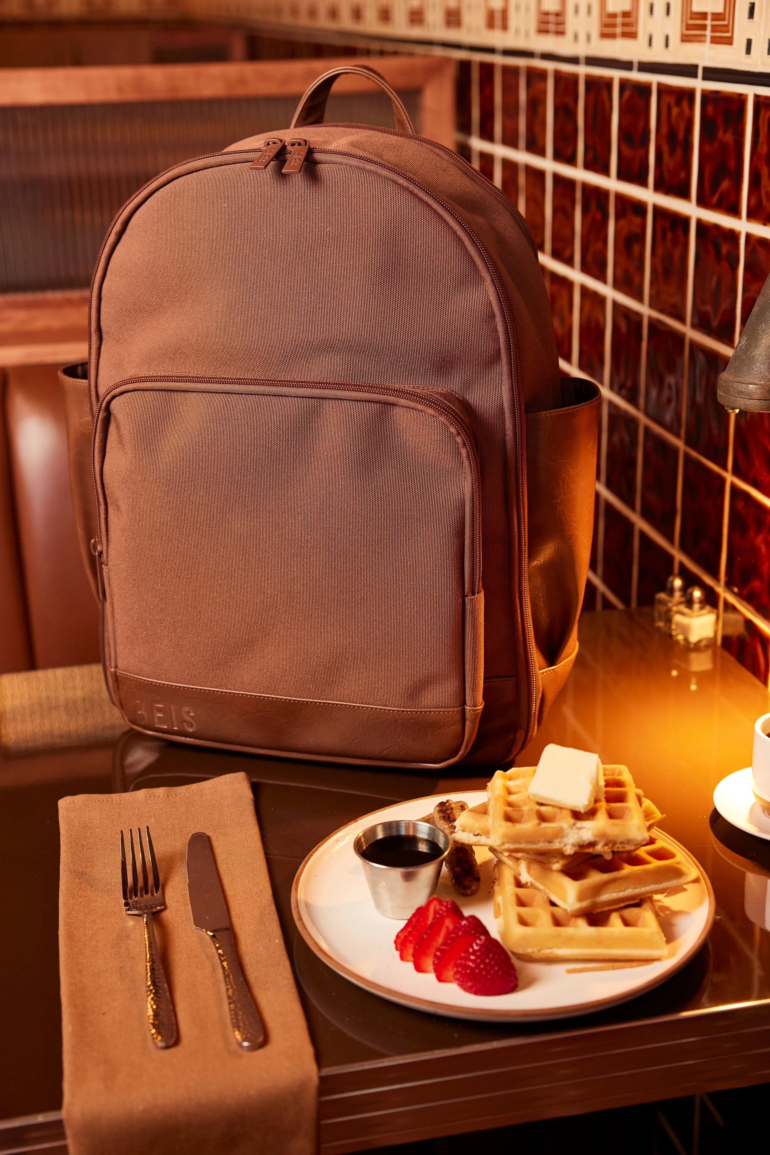 The Travel Backpack in Maple - Image 7