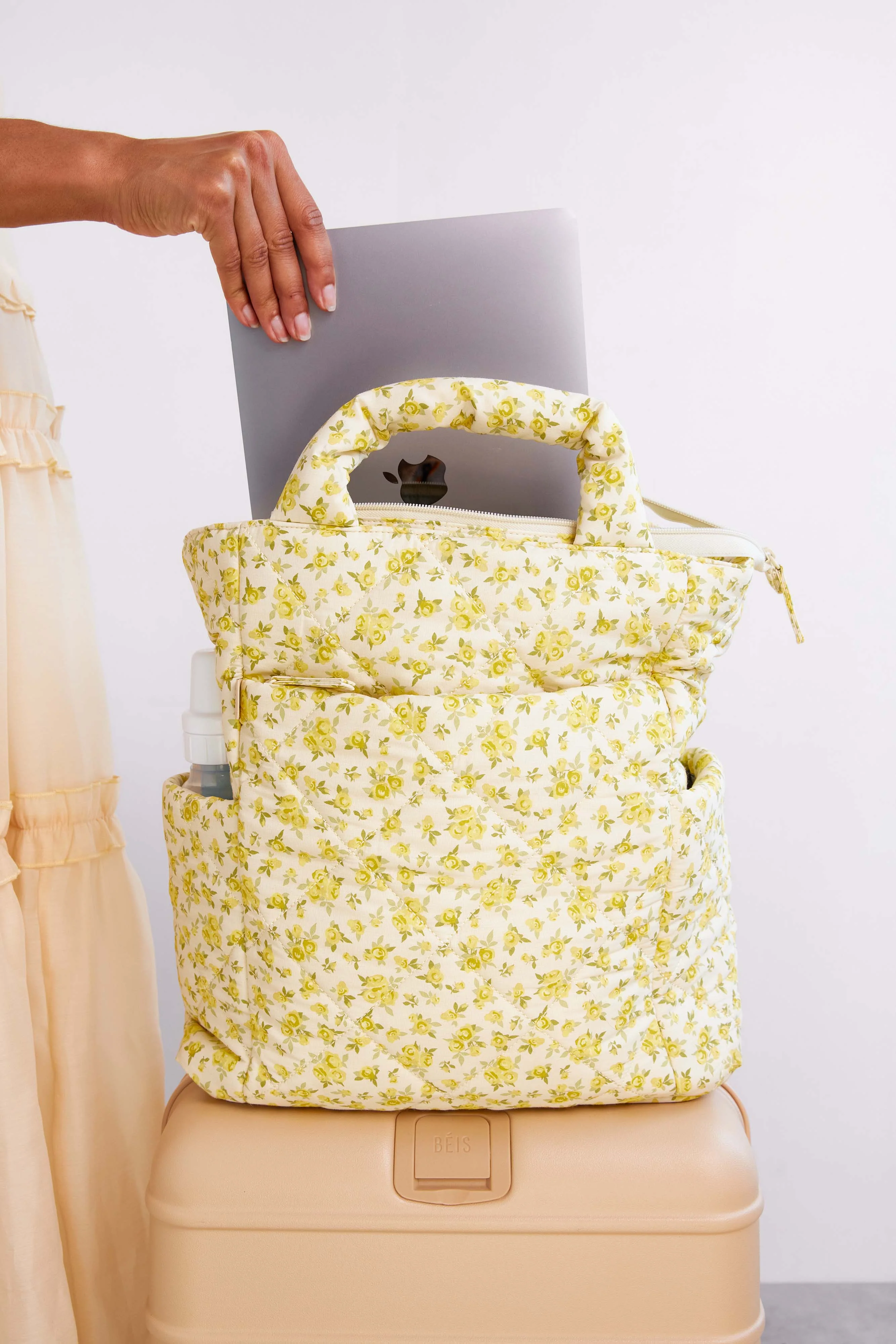 The Backpack Tote in Garden Party - Image 8