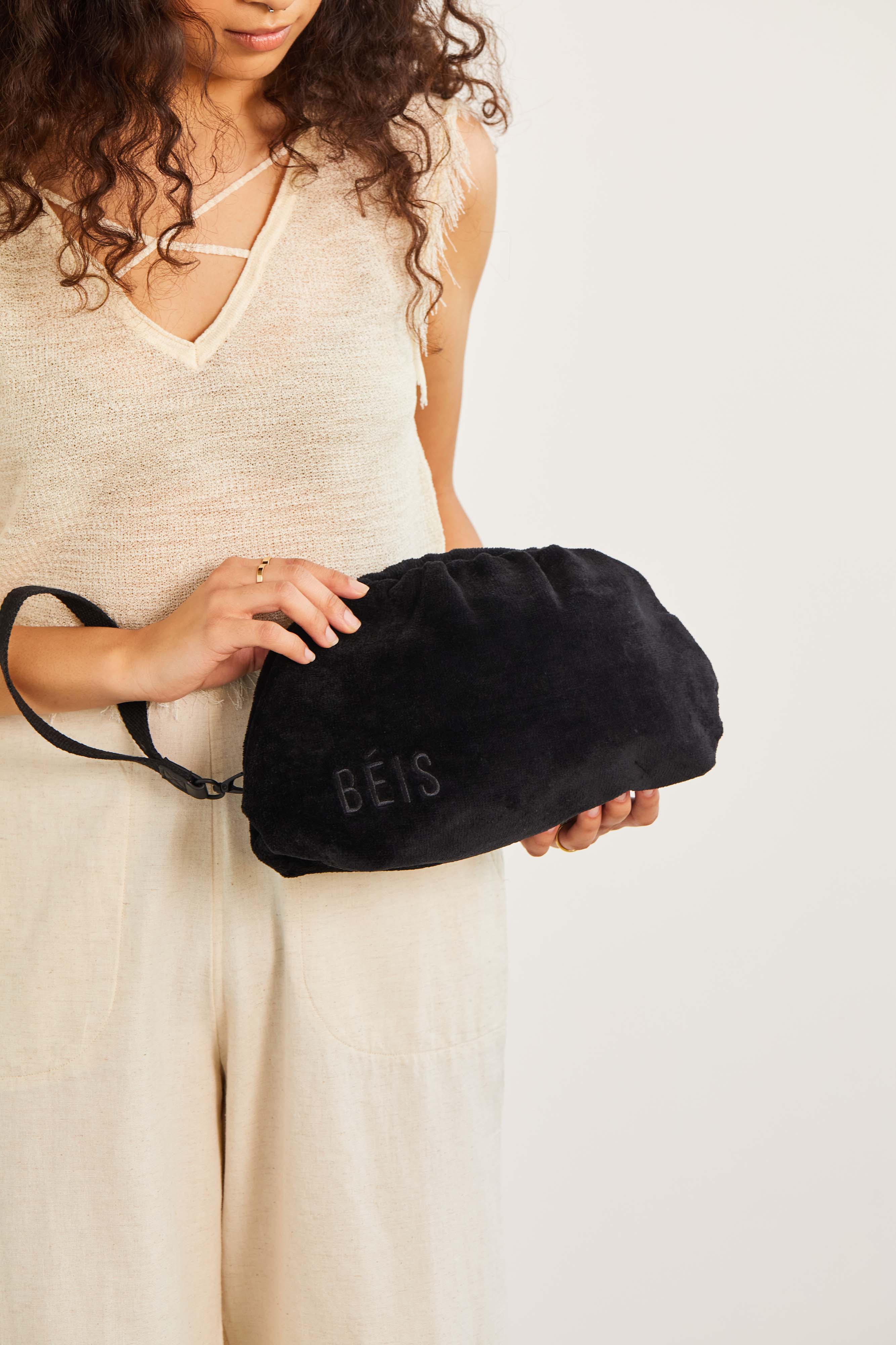 The Terry Cosmetic Clutch in Black - Image 6