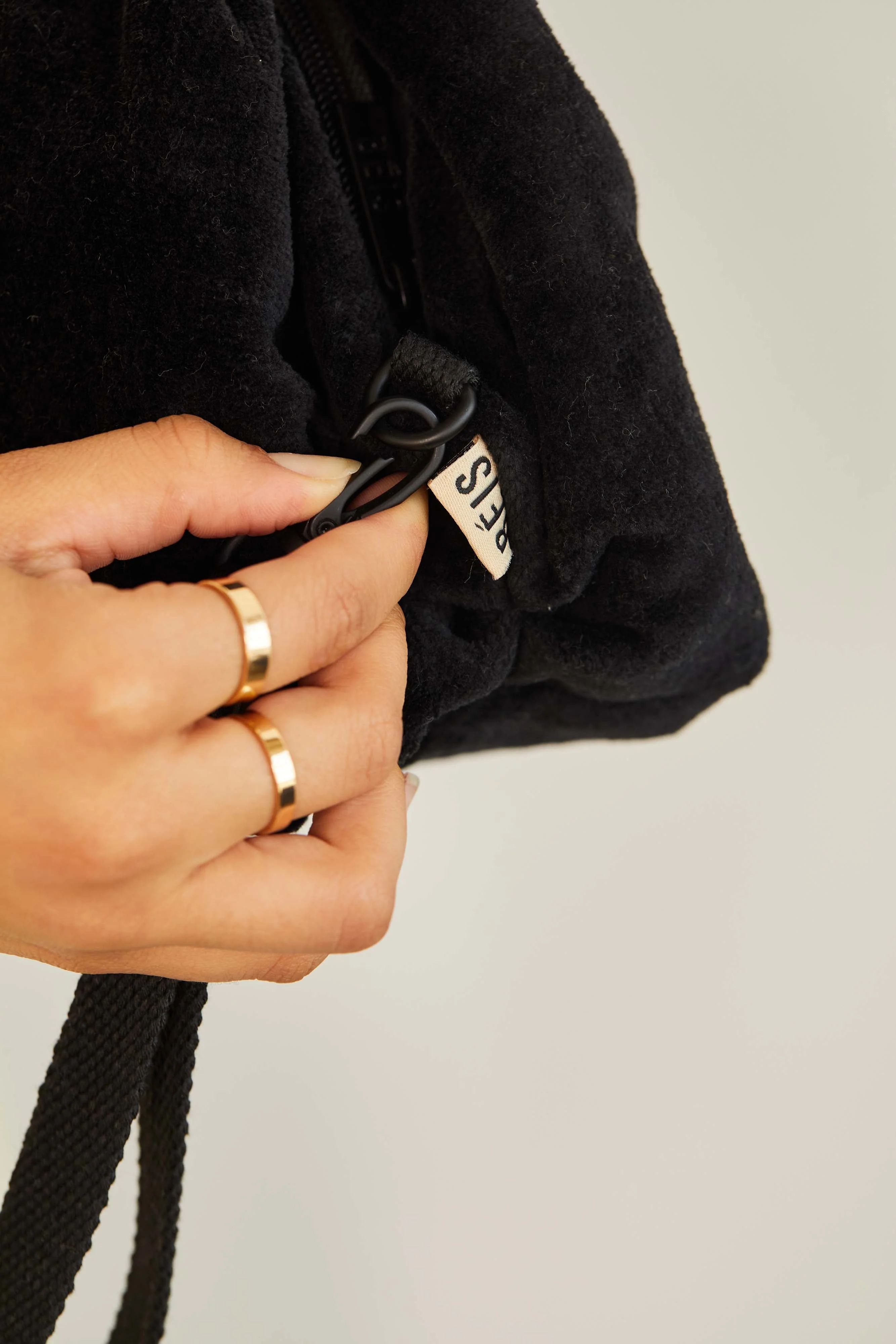 The Terry Cosmetic Clutch in Black - Image 8