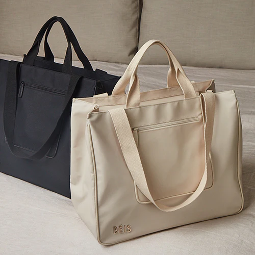 The East To West Tote in Beige - Image 14