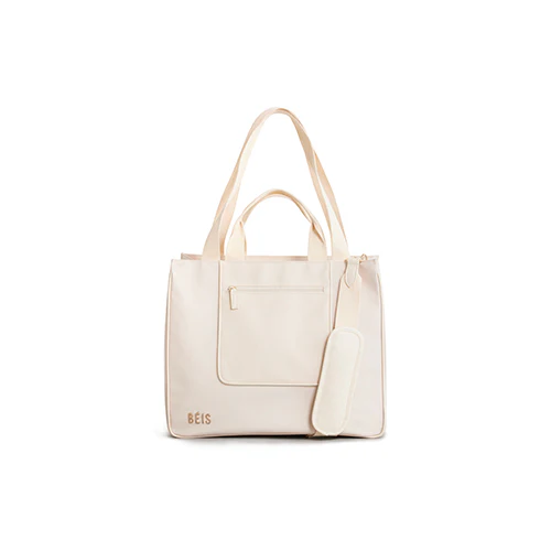 The East To West Tote in Beige - Image 15
