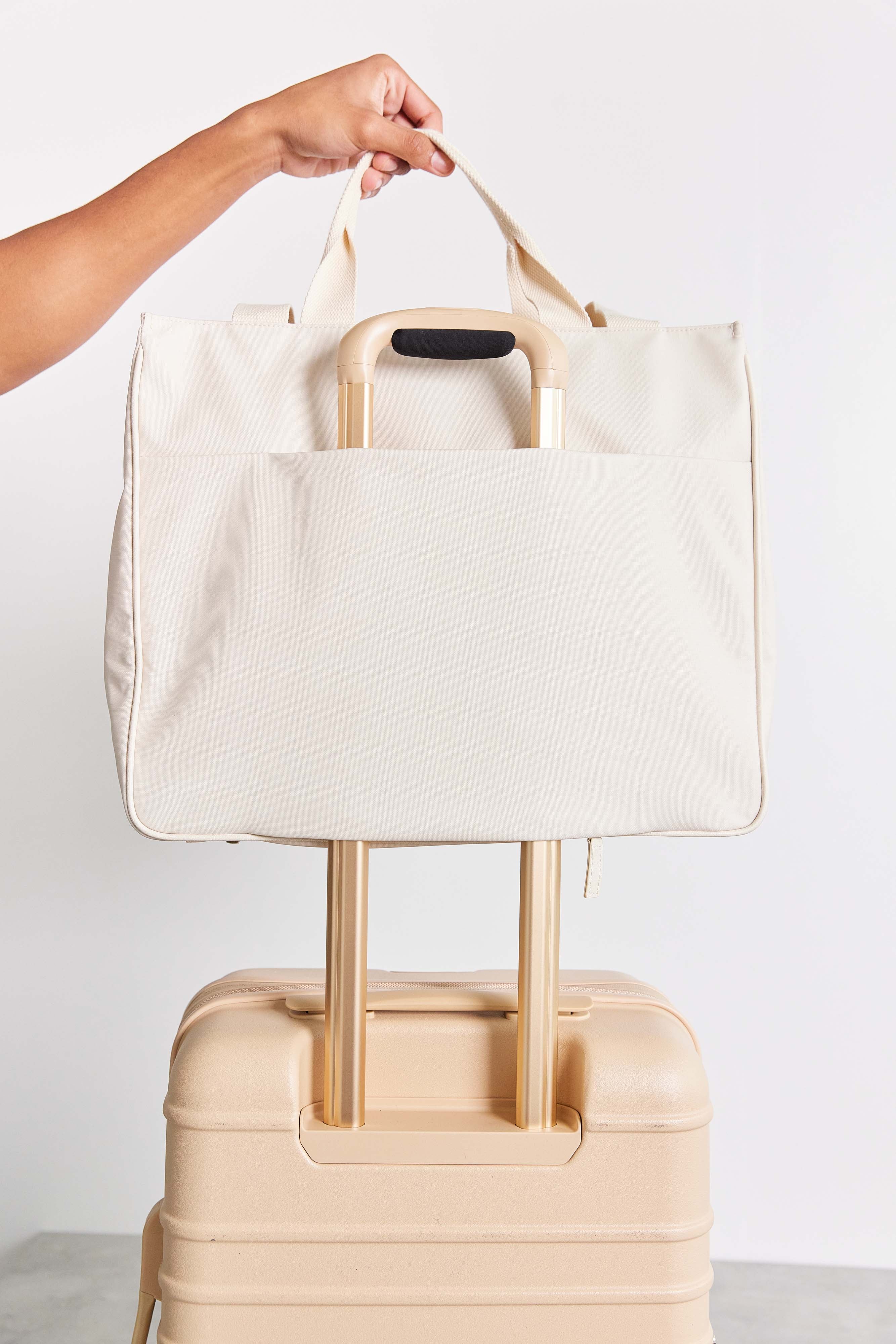 The East To West Tote in Beige - Image 4