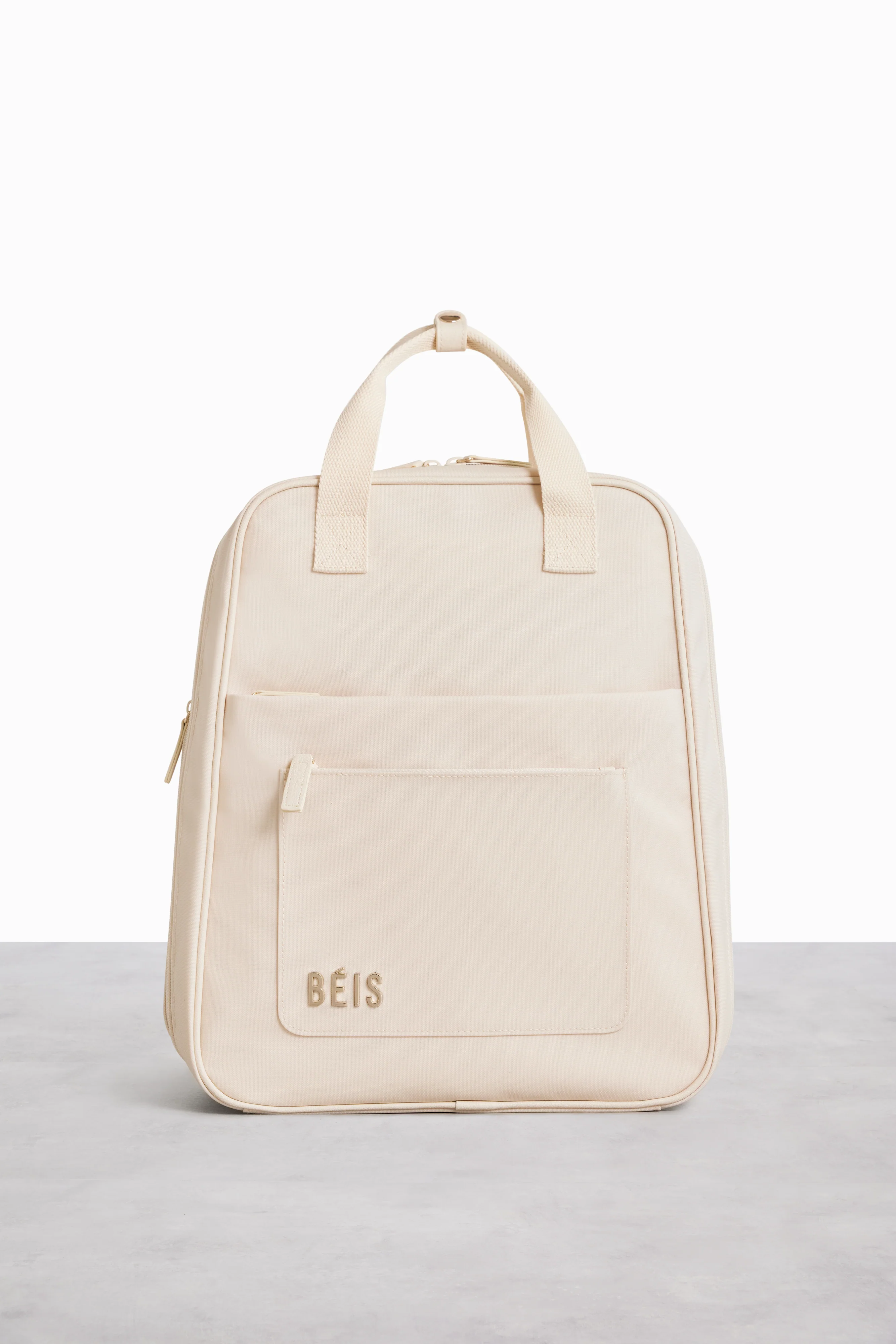 The Expandable Backpack in Beige - Image 16