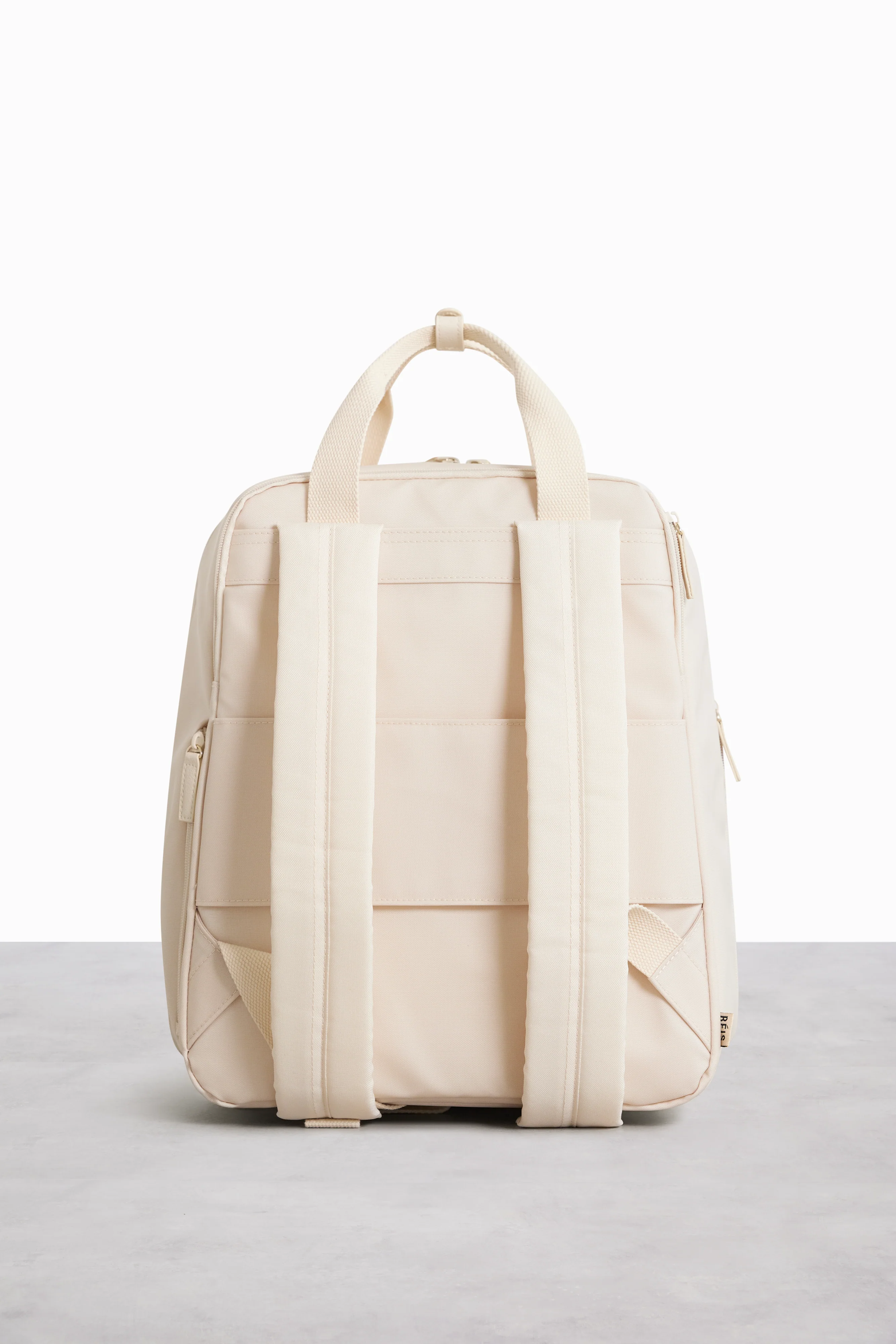 The Expandable Backpack in Beige - Image 3