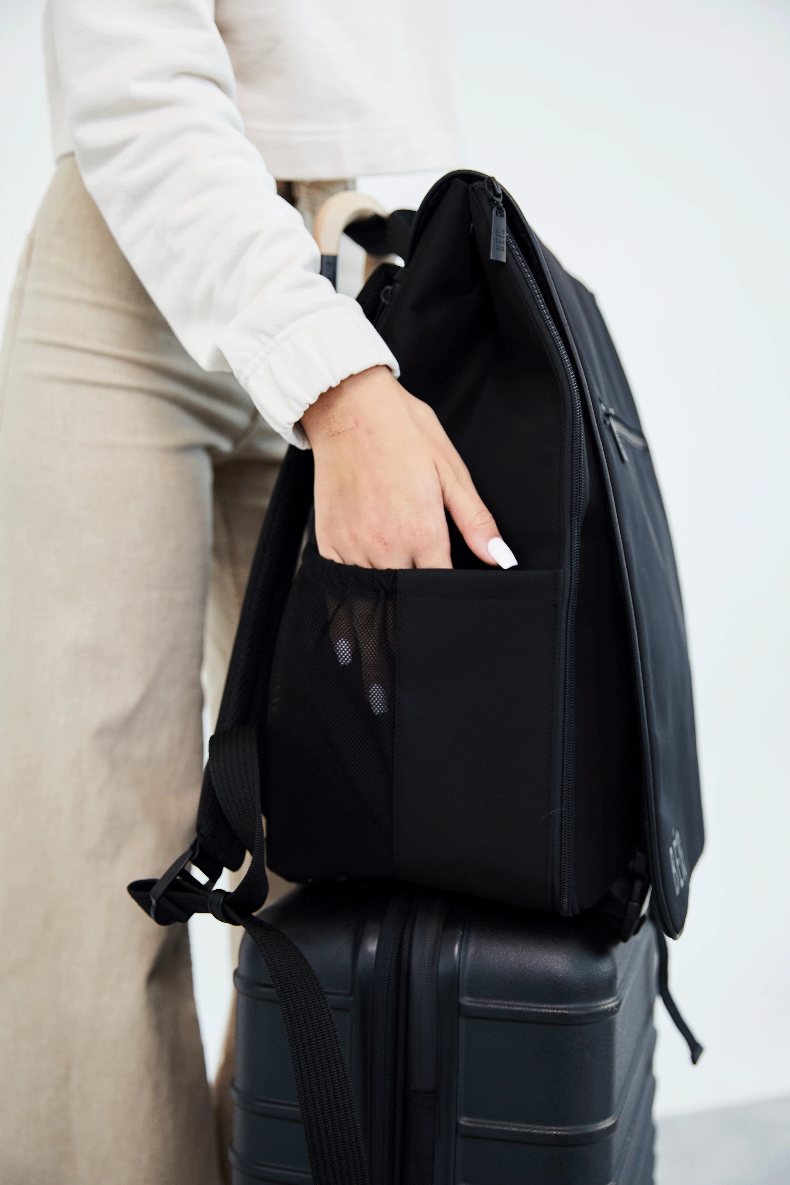 The Hanging Backpack in Black - Image 10