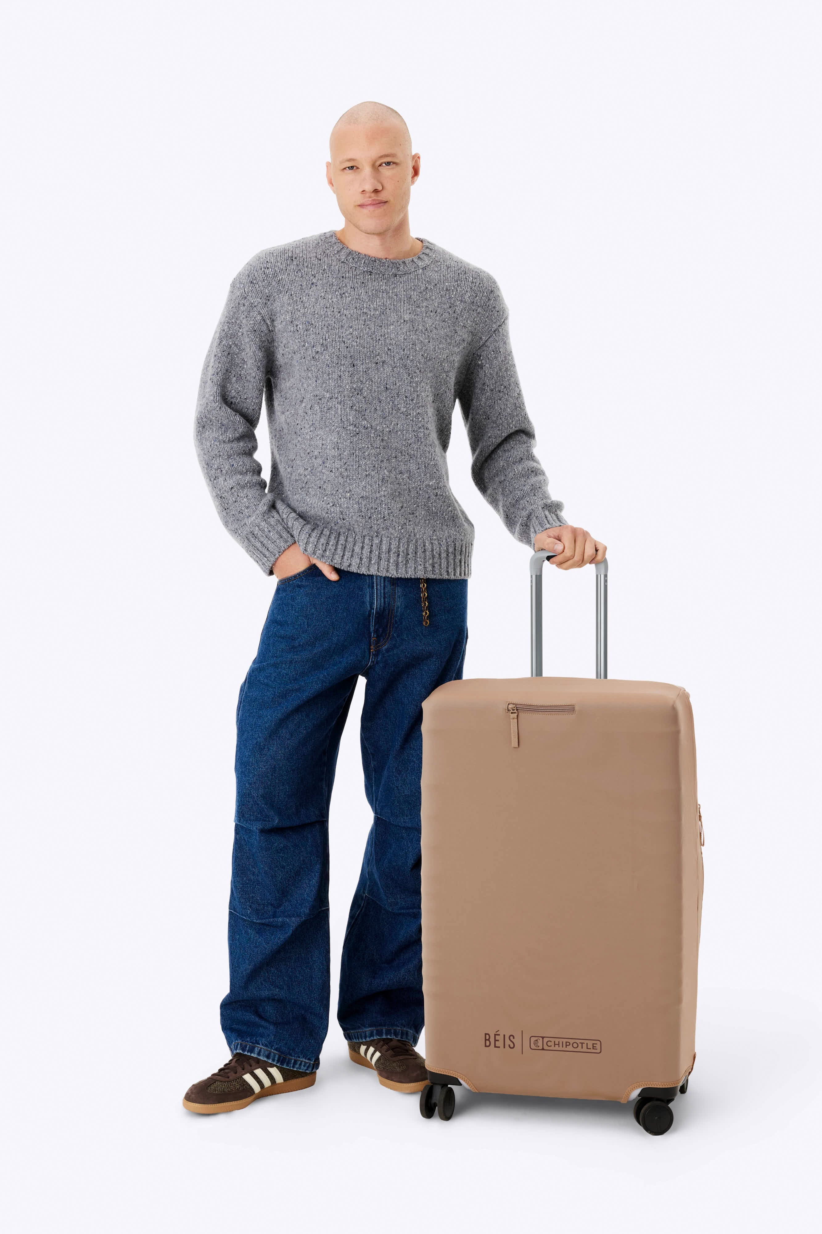 BÉIS x Chipotle The Large Check-In Cover in Brown - Image 6