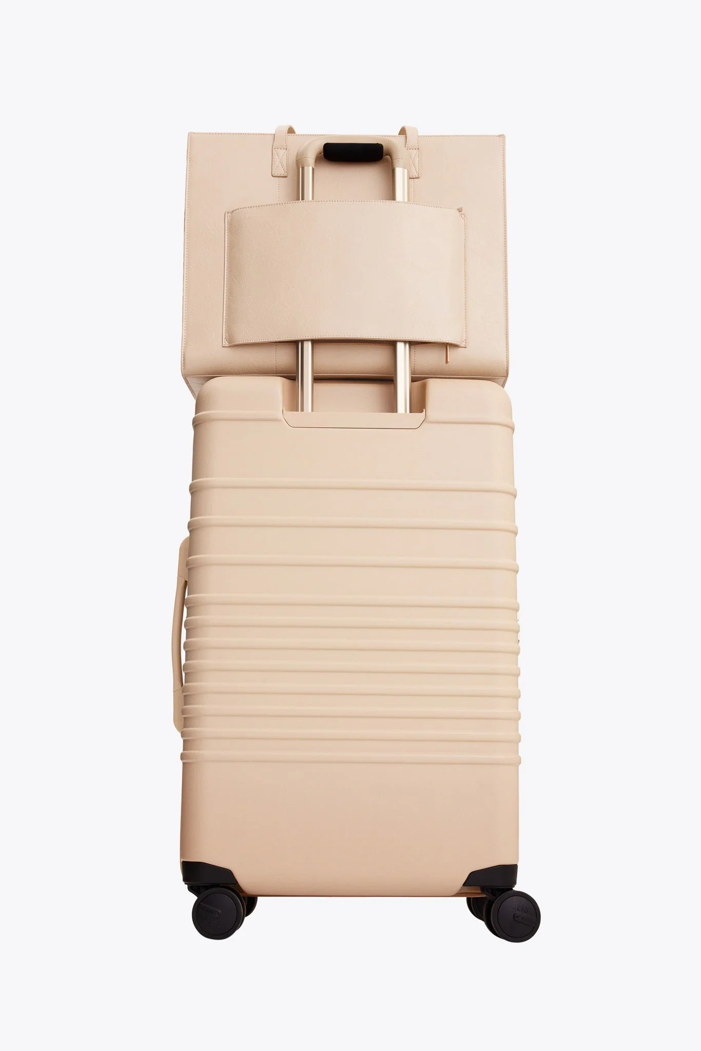 The Large Work Tote in Beige - Image 13