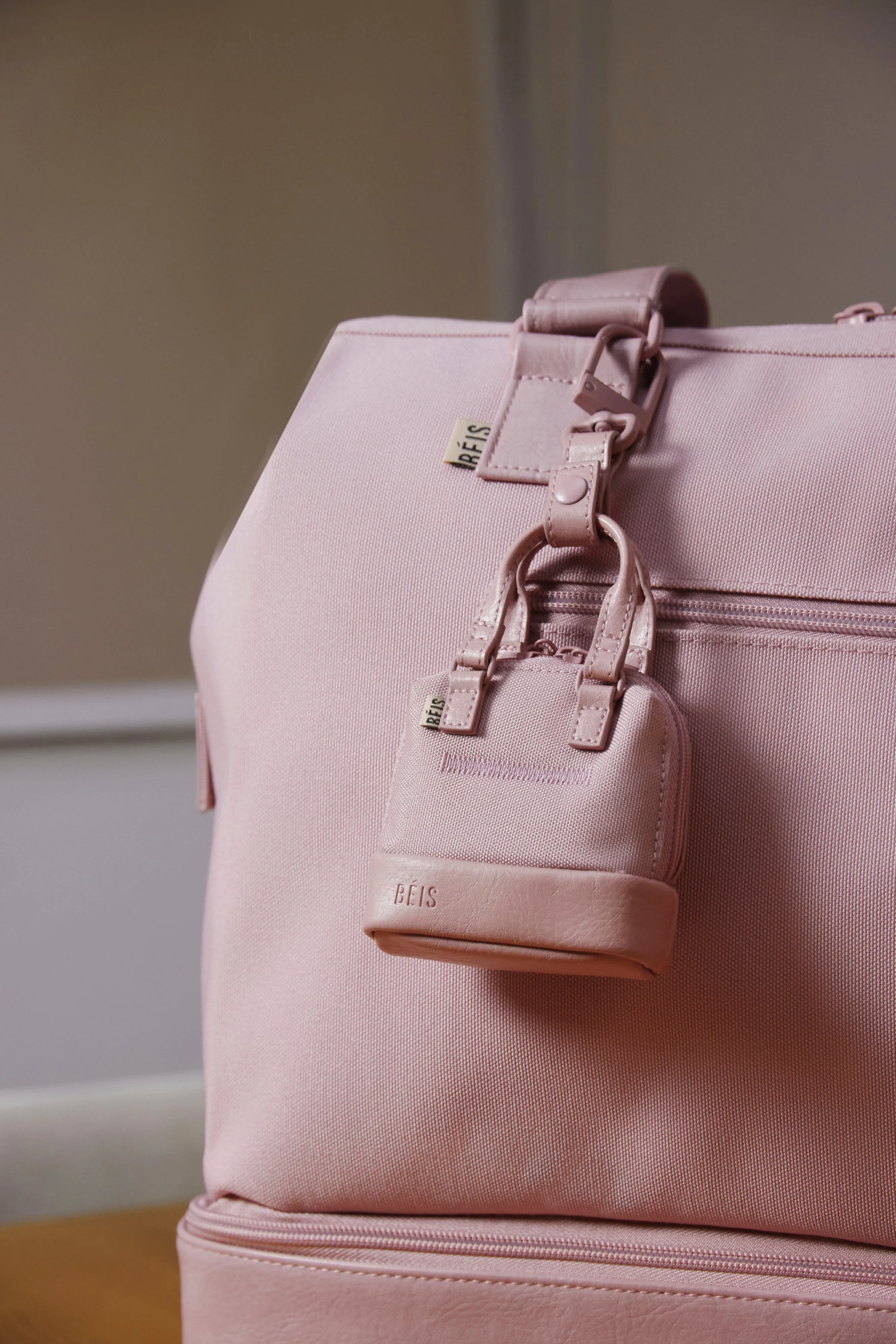The Micro Weekender Charm in Atlas Pink - Image 5