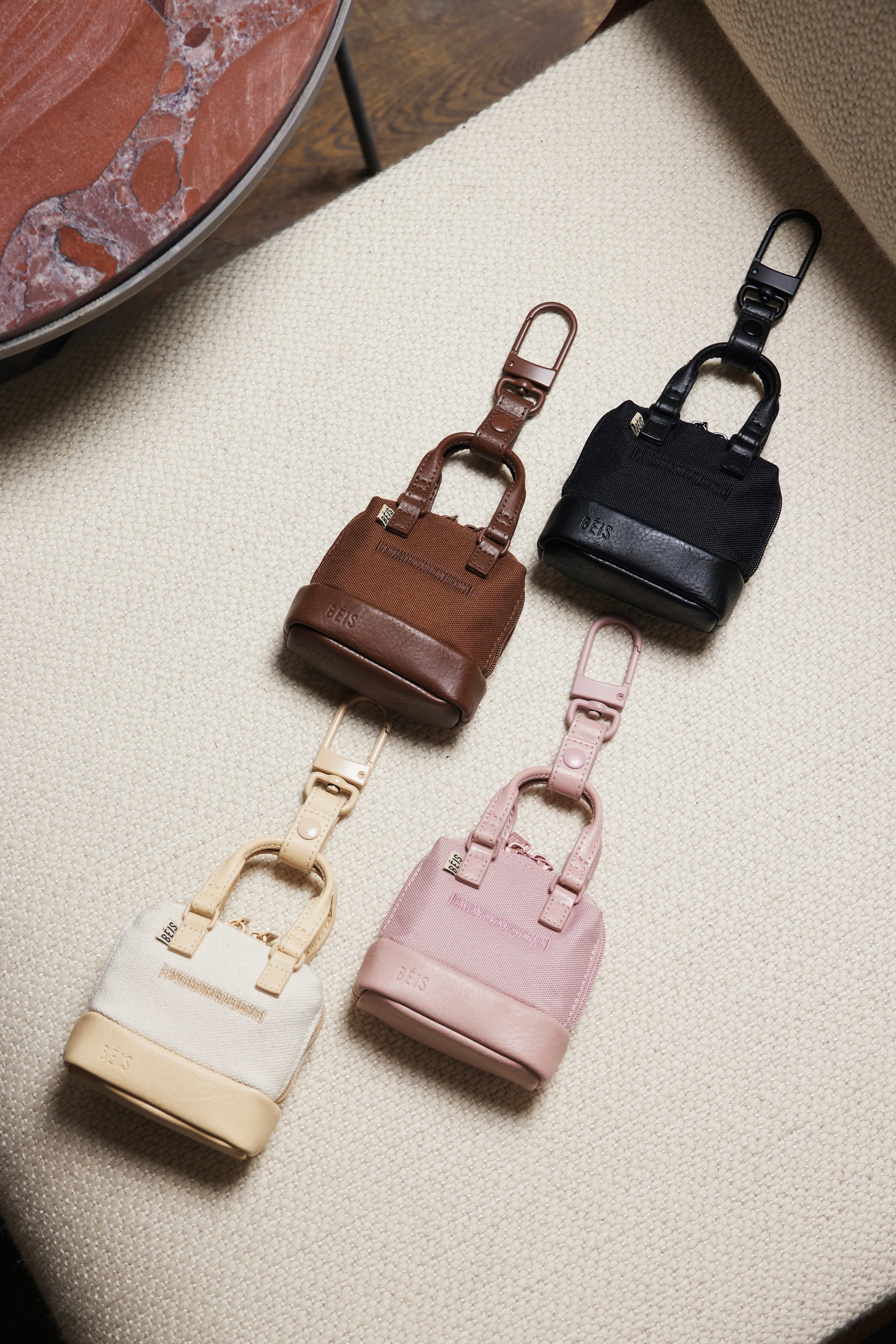 The Micro Weekender Charm in Atlas Pink - Image 6