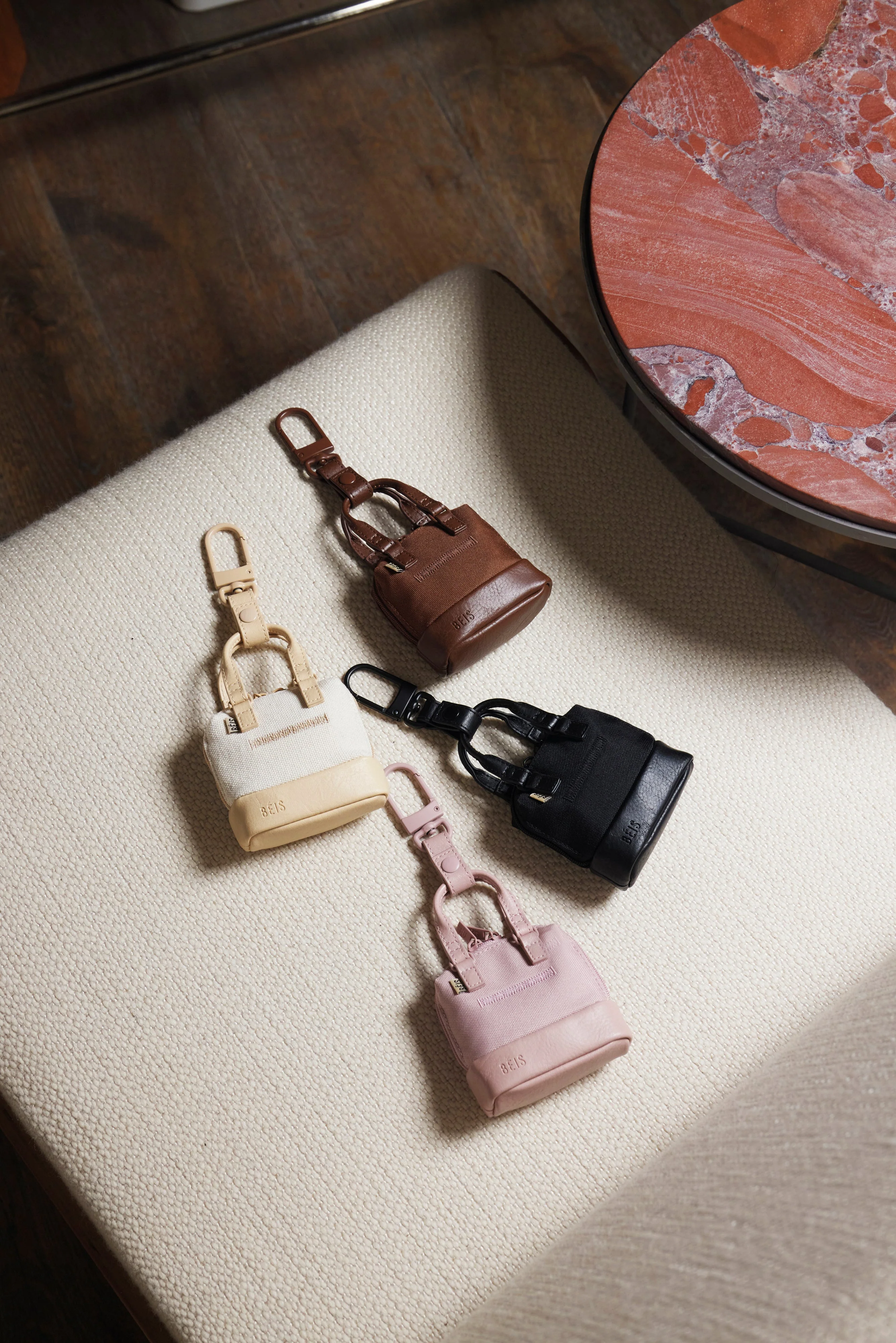 The Micro Weekender Charm in Black - Image 6