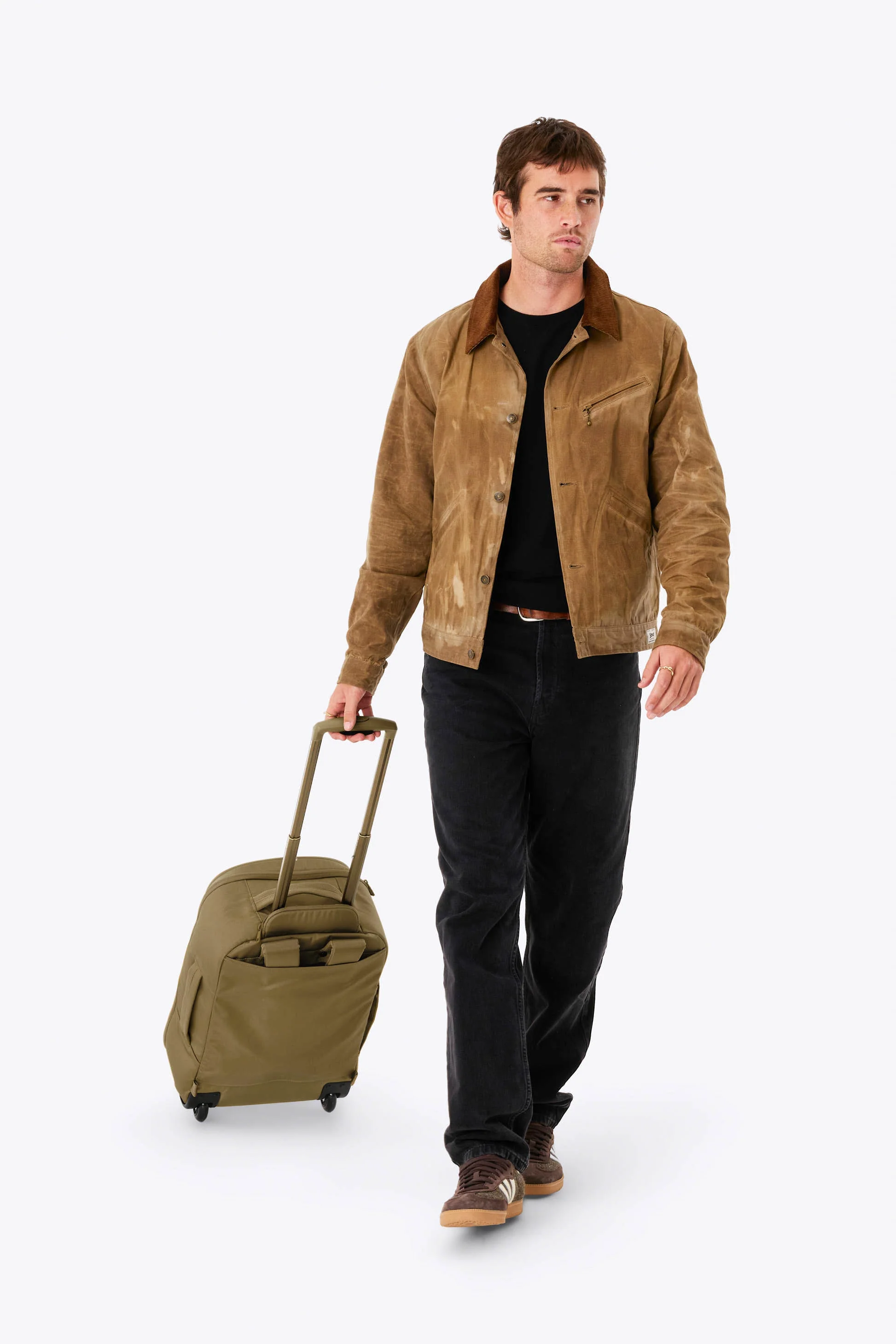 The Pro Rolling Backpack in Khaki - Image 5