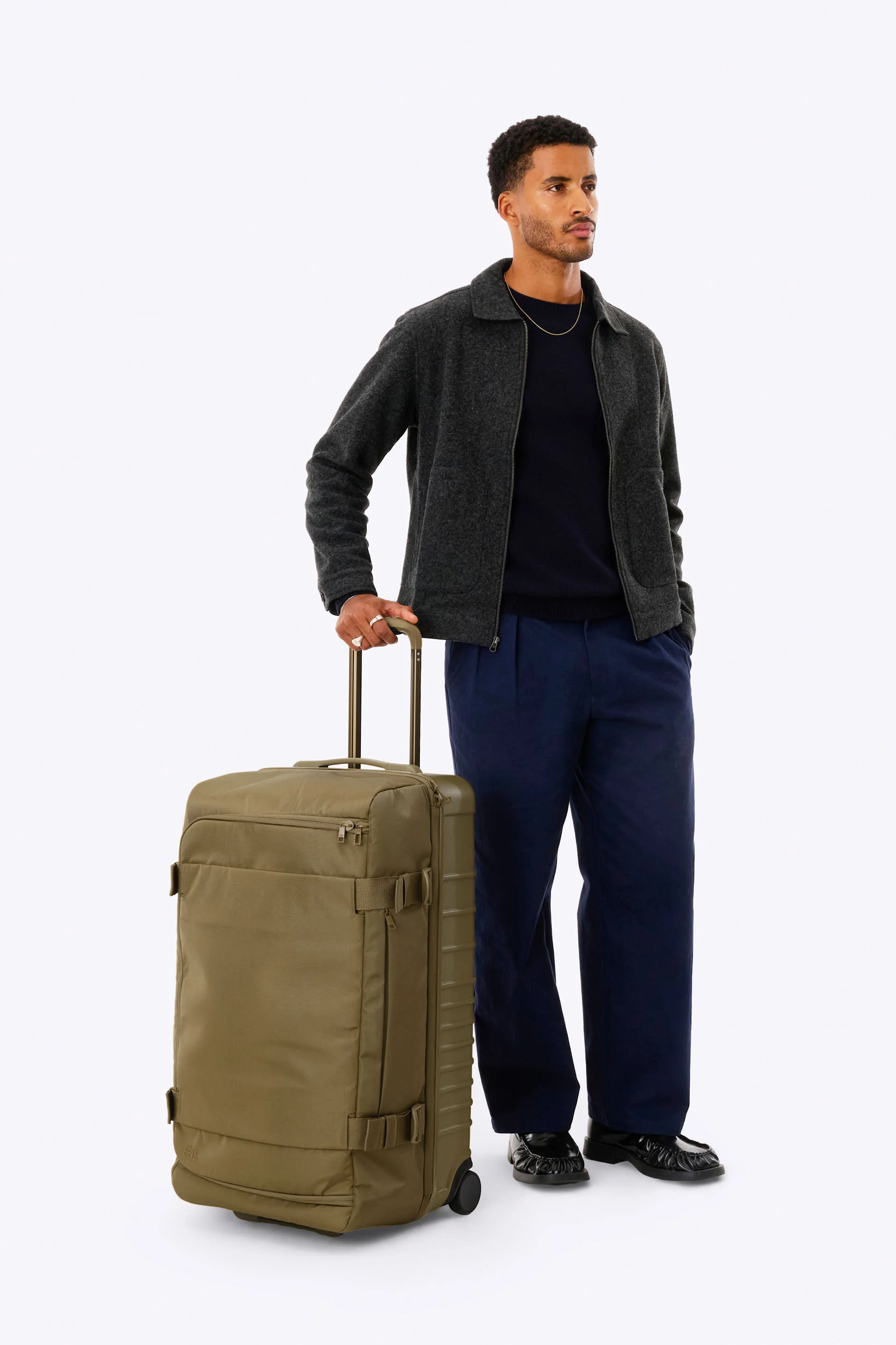 The Pro-Rolling Duffle Check-In in Khaki - Image 4