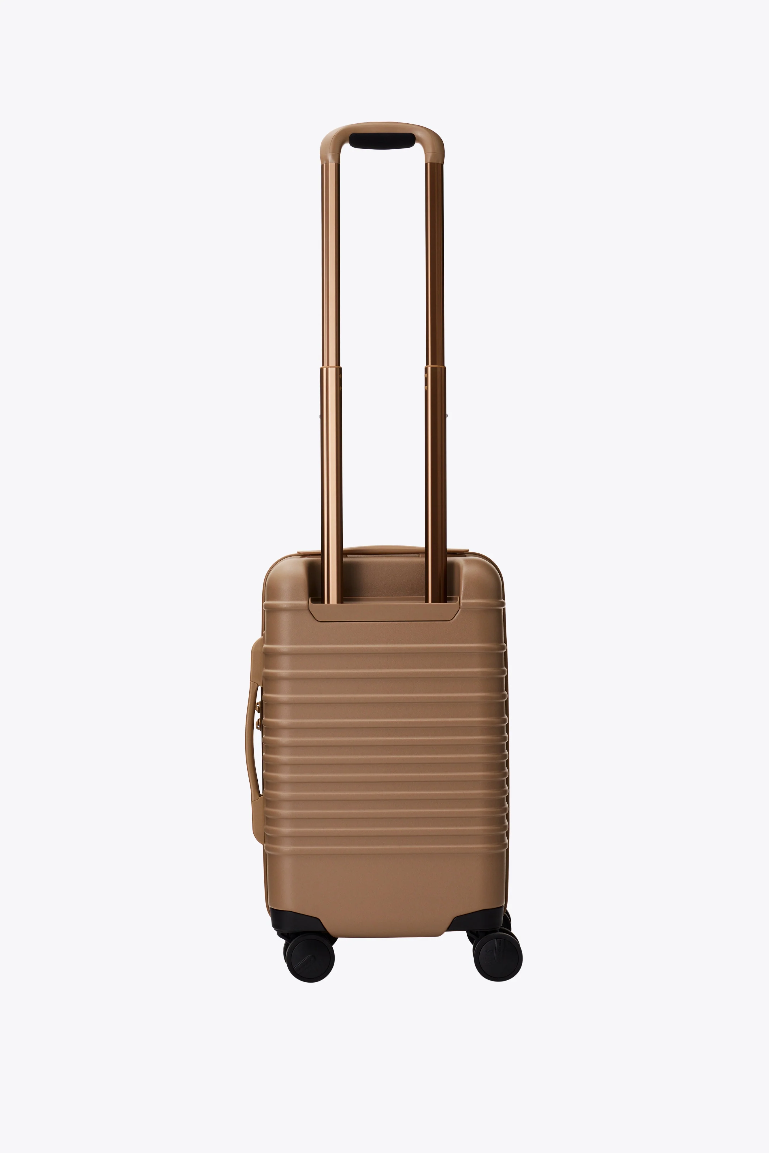 The Small Carry-On Roller in Camel - Image 3