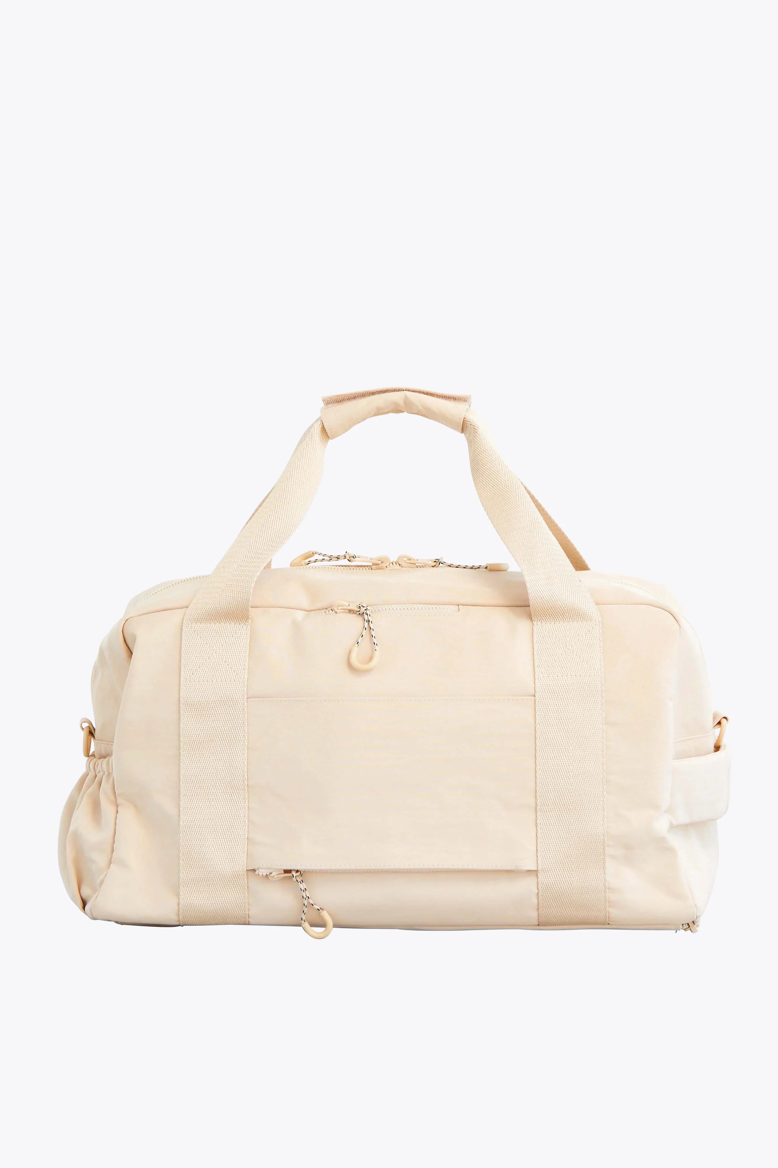 The Sport Duffle Backpack in Beige - Image 3