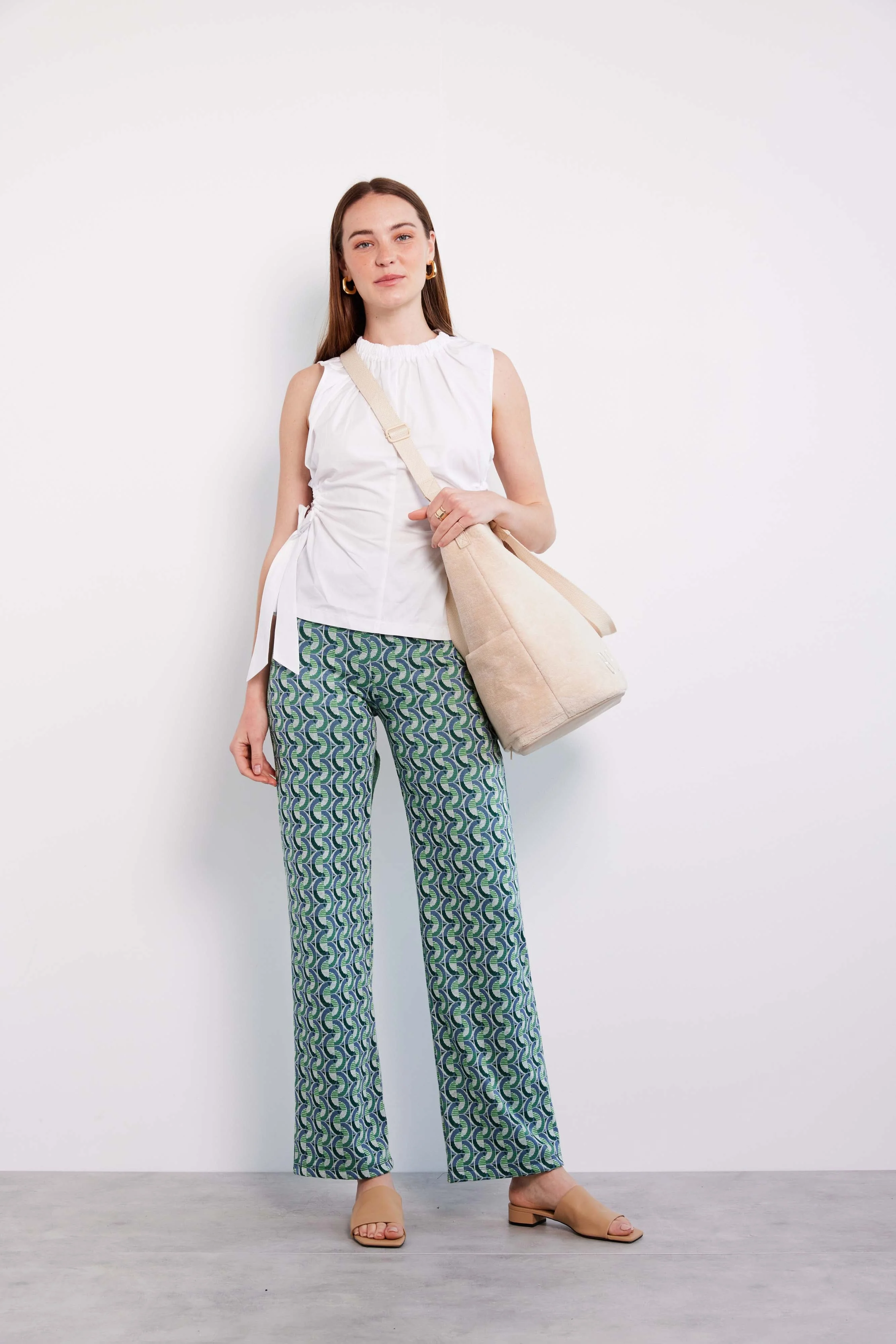 The Terry Tote in Beige - Image 13