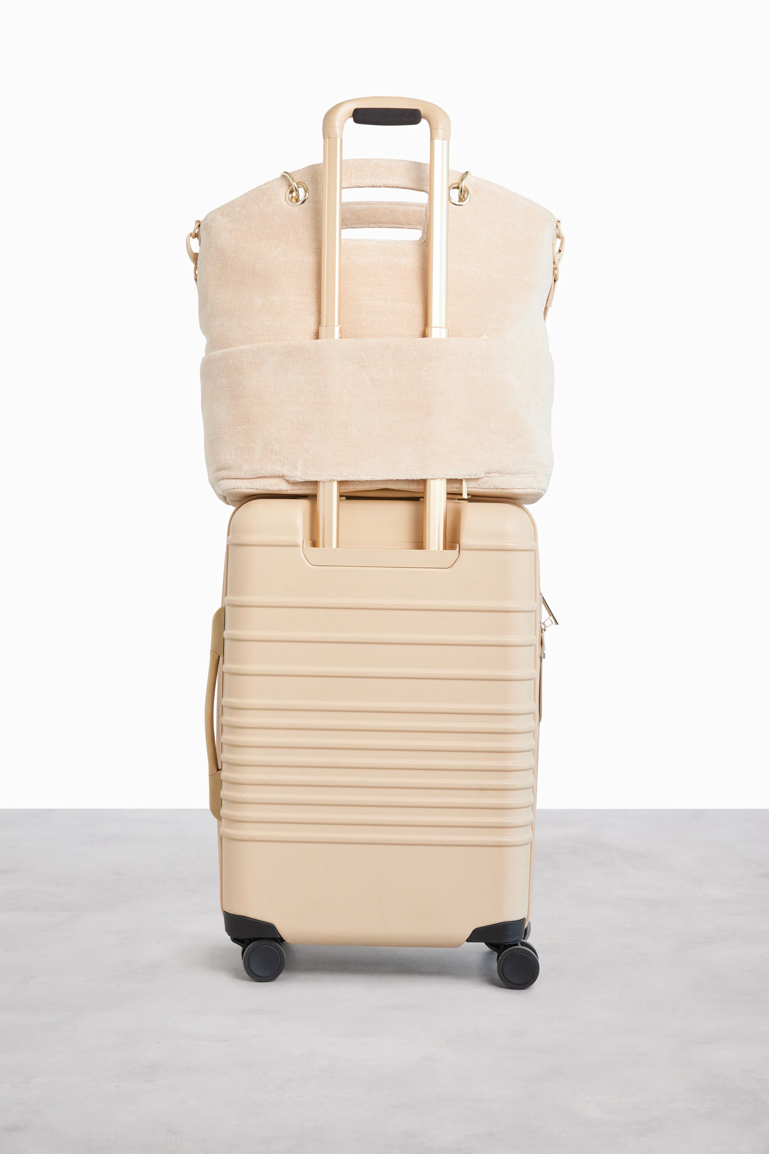 The Terry Tote in Beige - Image 14