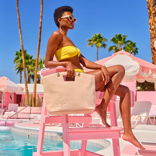 The Terry Tote in Beige - Image 15