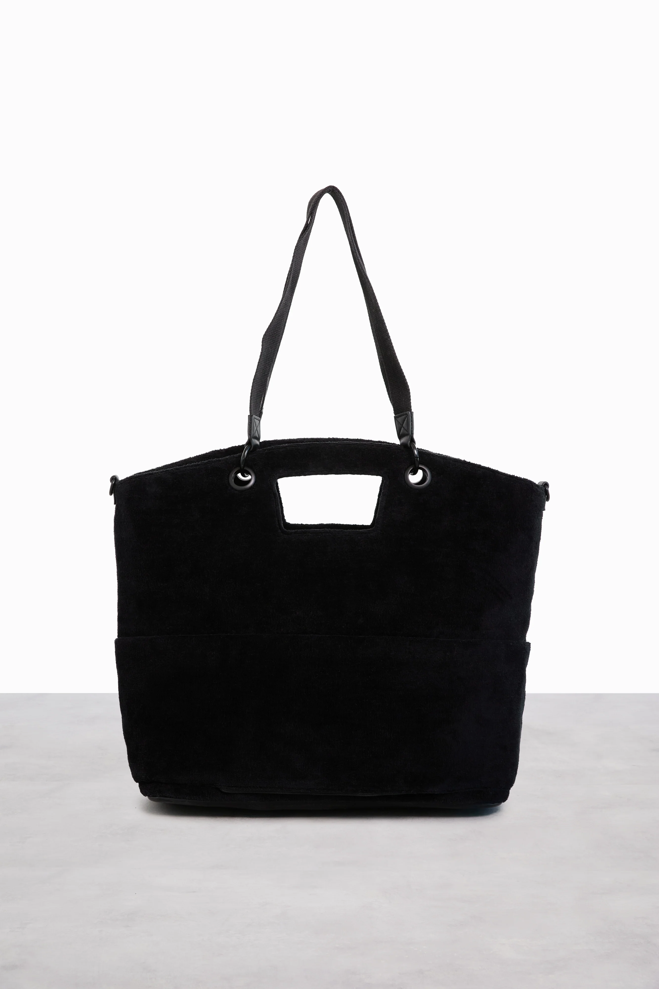 The Terry Tote in Black - Image 4