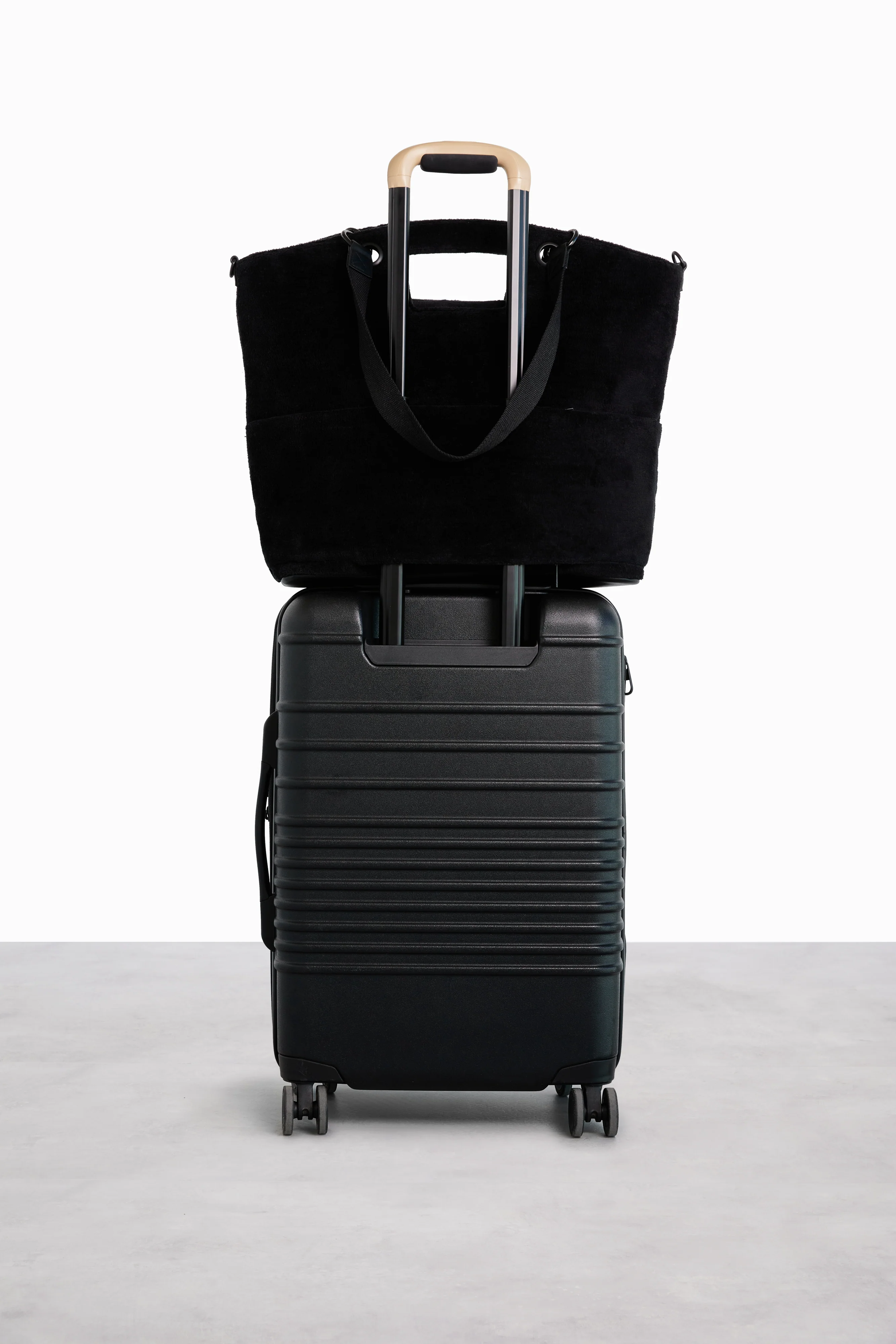 The Terry Tote in Black - Image 5