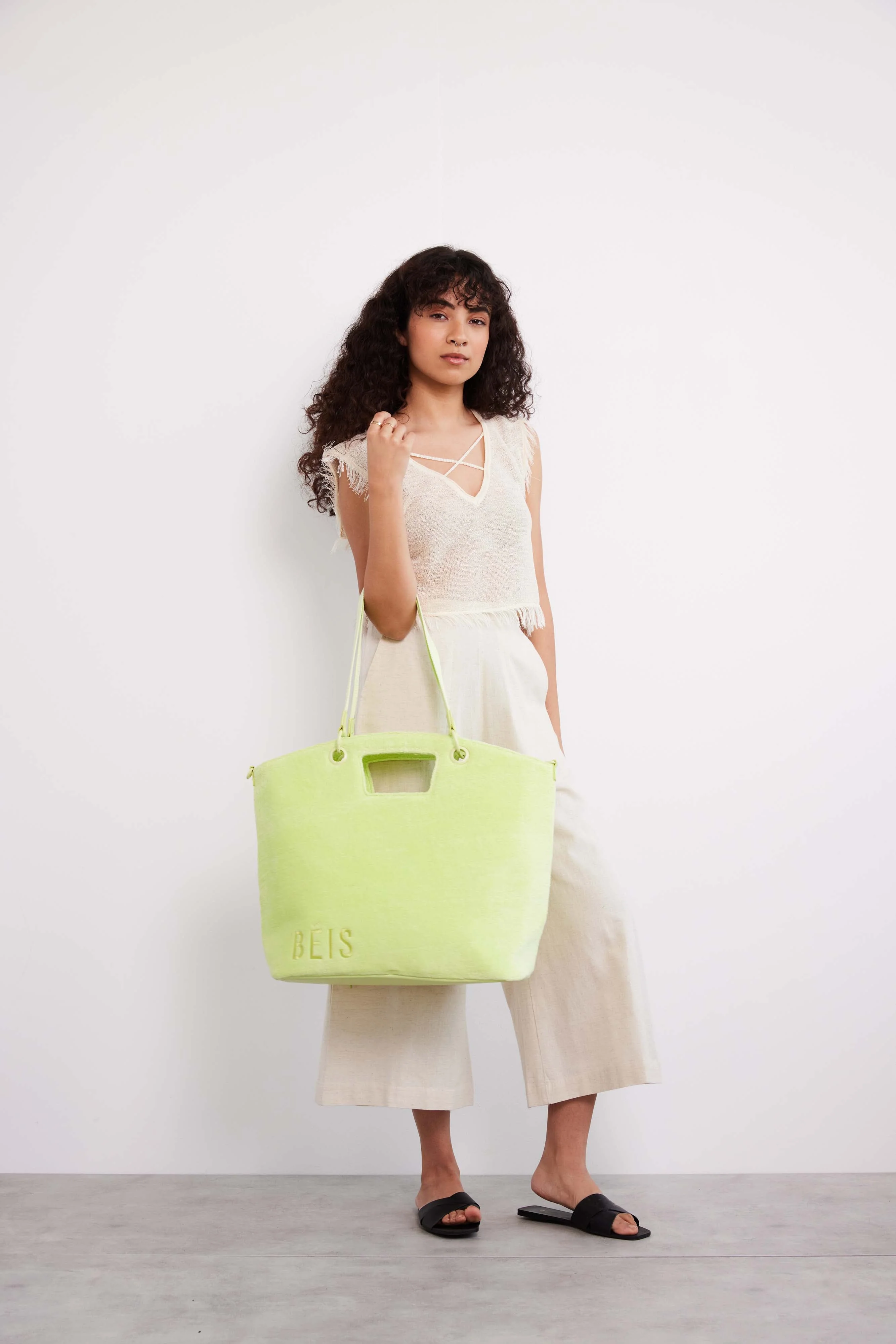 The Terry Tote in Citron - Image 11
