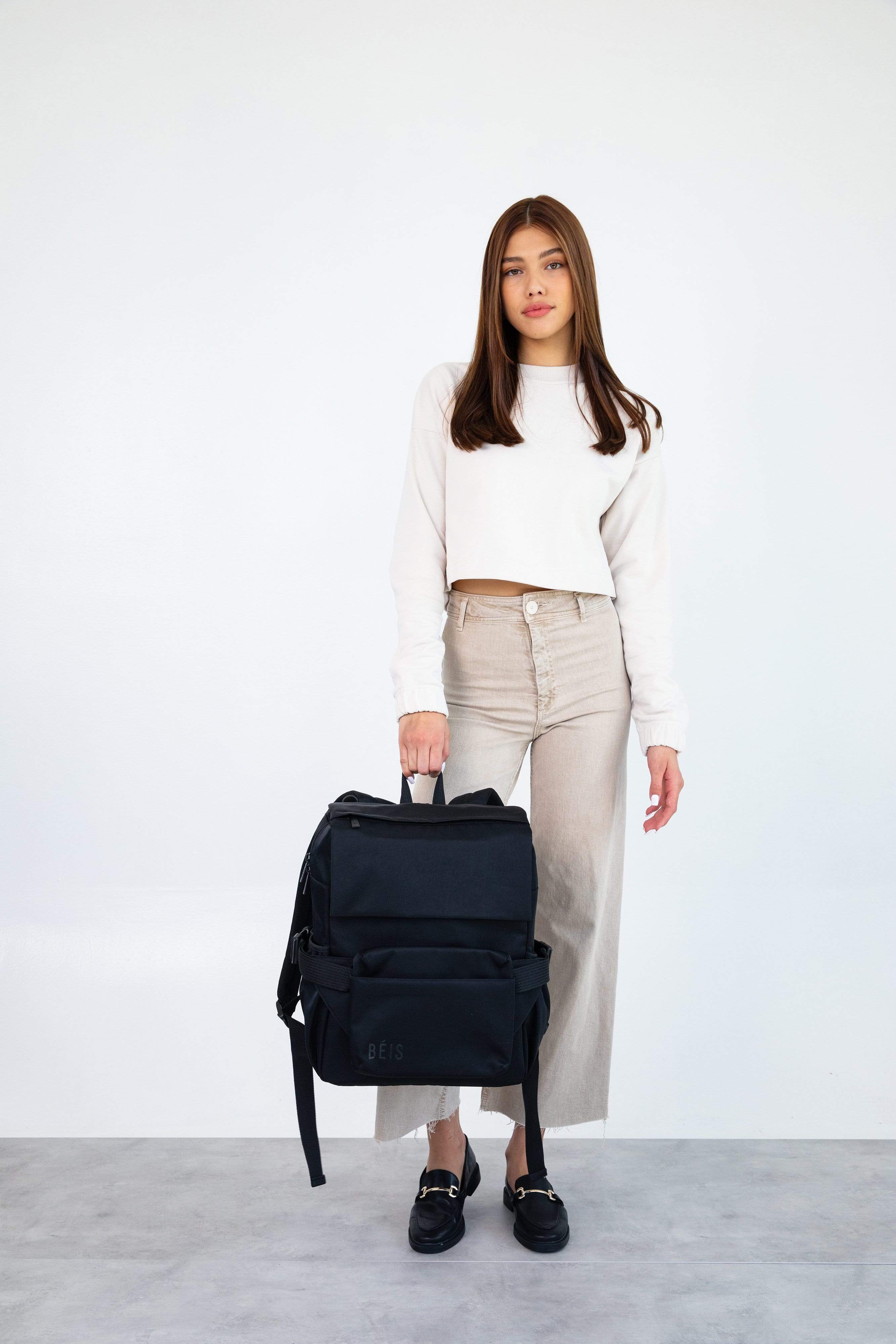 The Ultimate Diaper Backpack in Black - Image 12