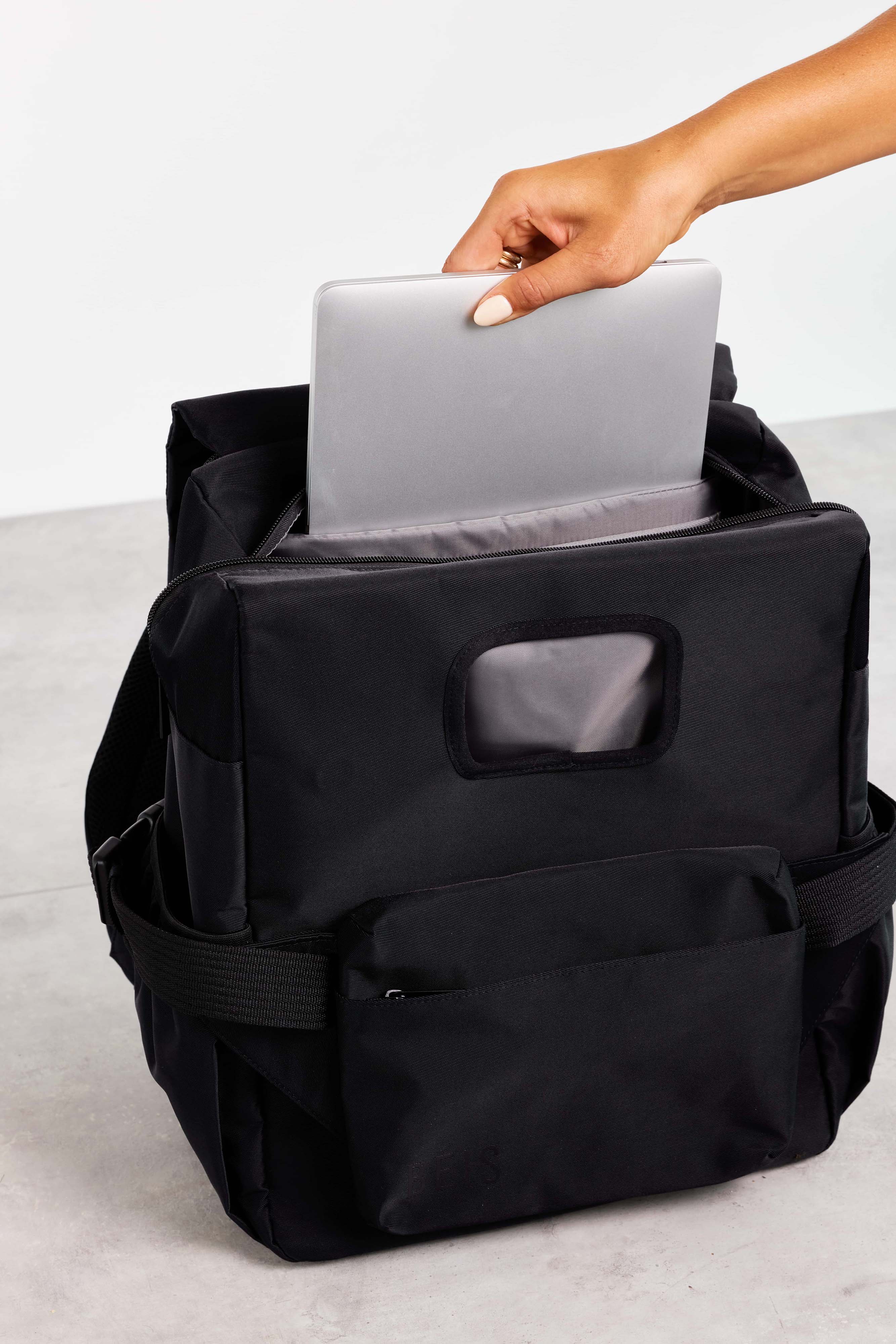 The Ultimate Diaper Backpack in Black - Image 7
