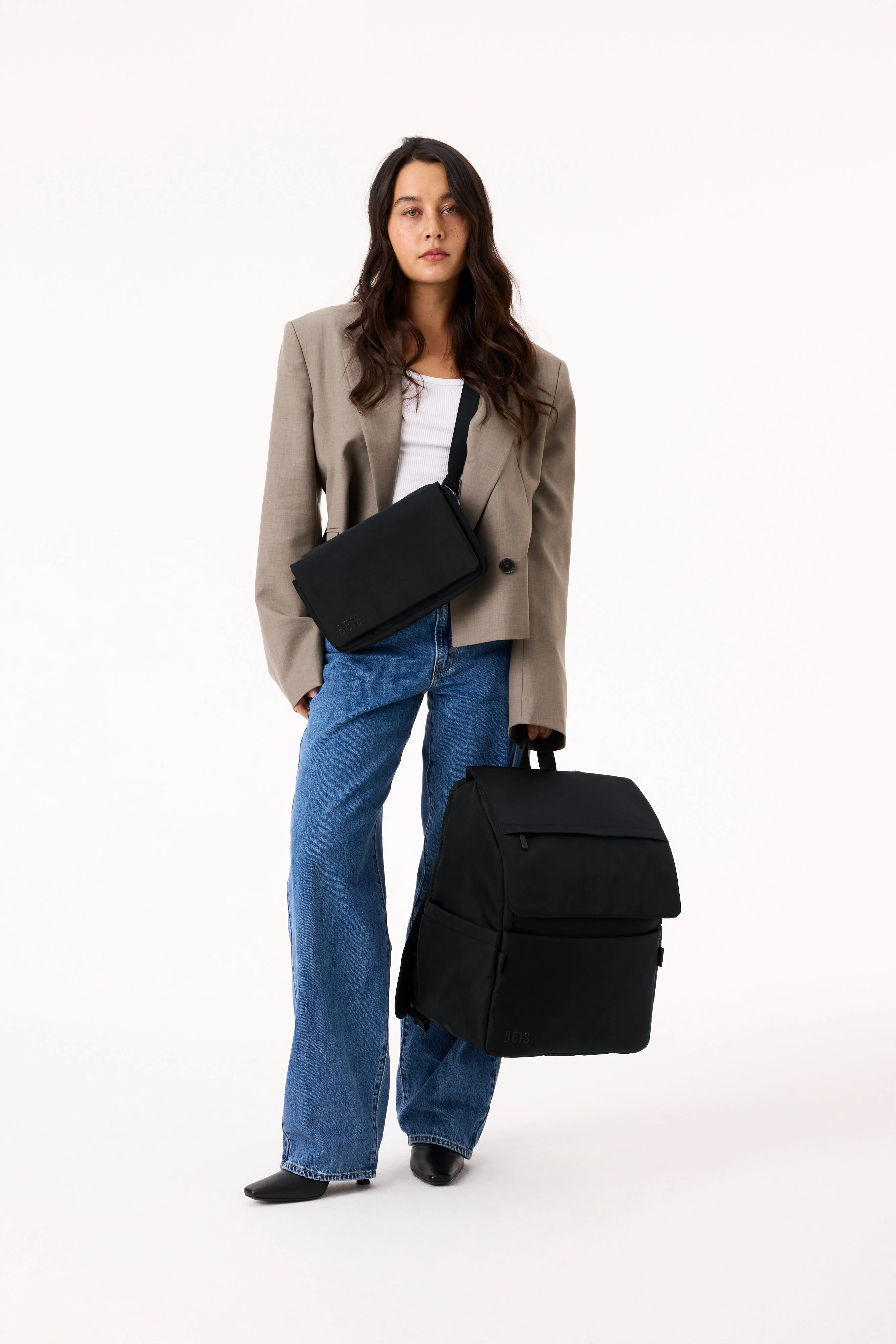 The Ultimate Diaper Backpack in Black - Image 5