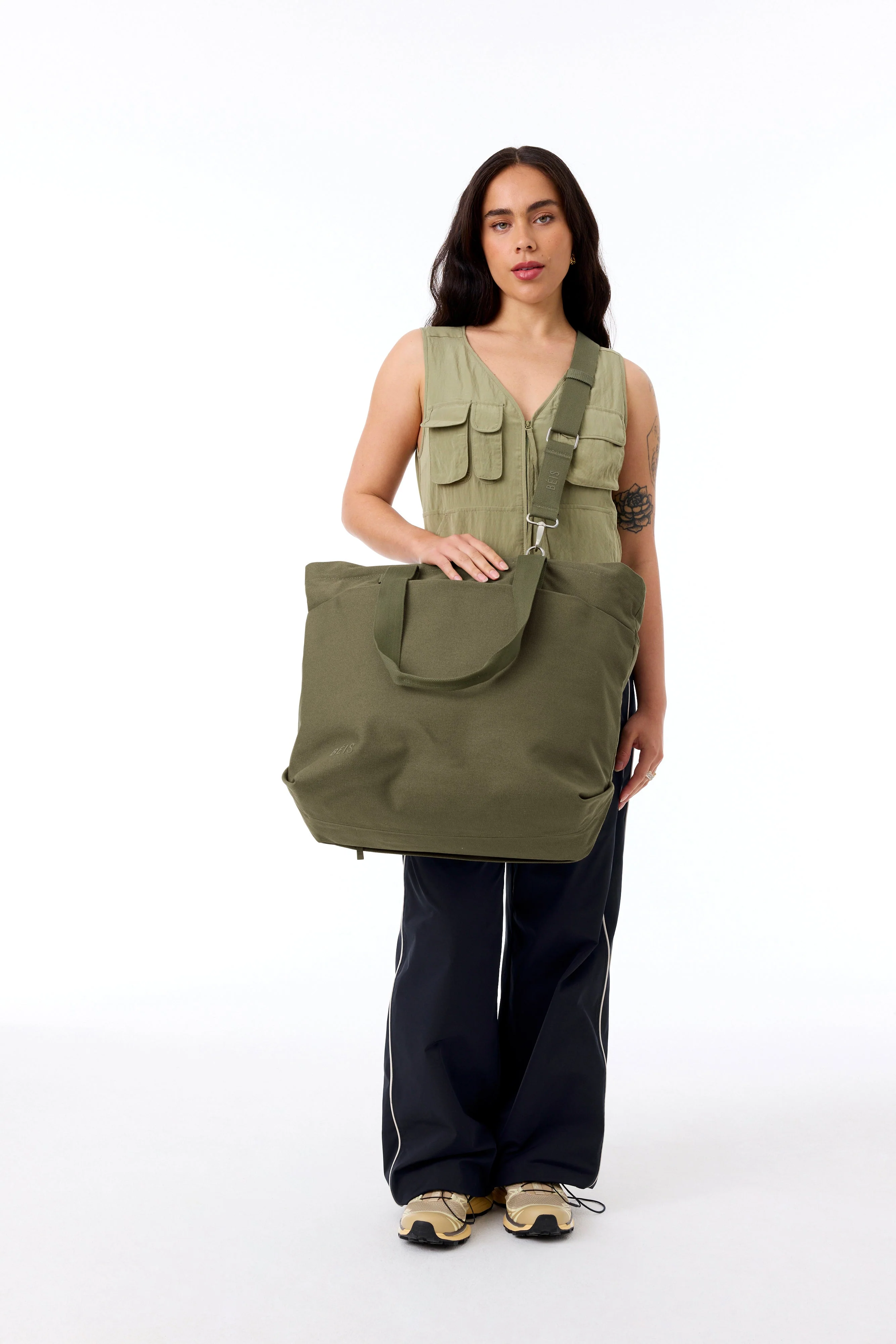 The Utility Tote in Olive - Image 5